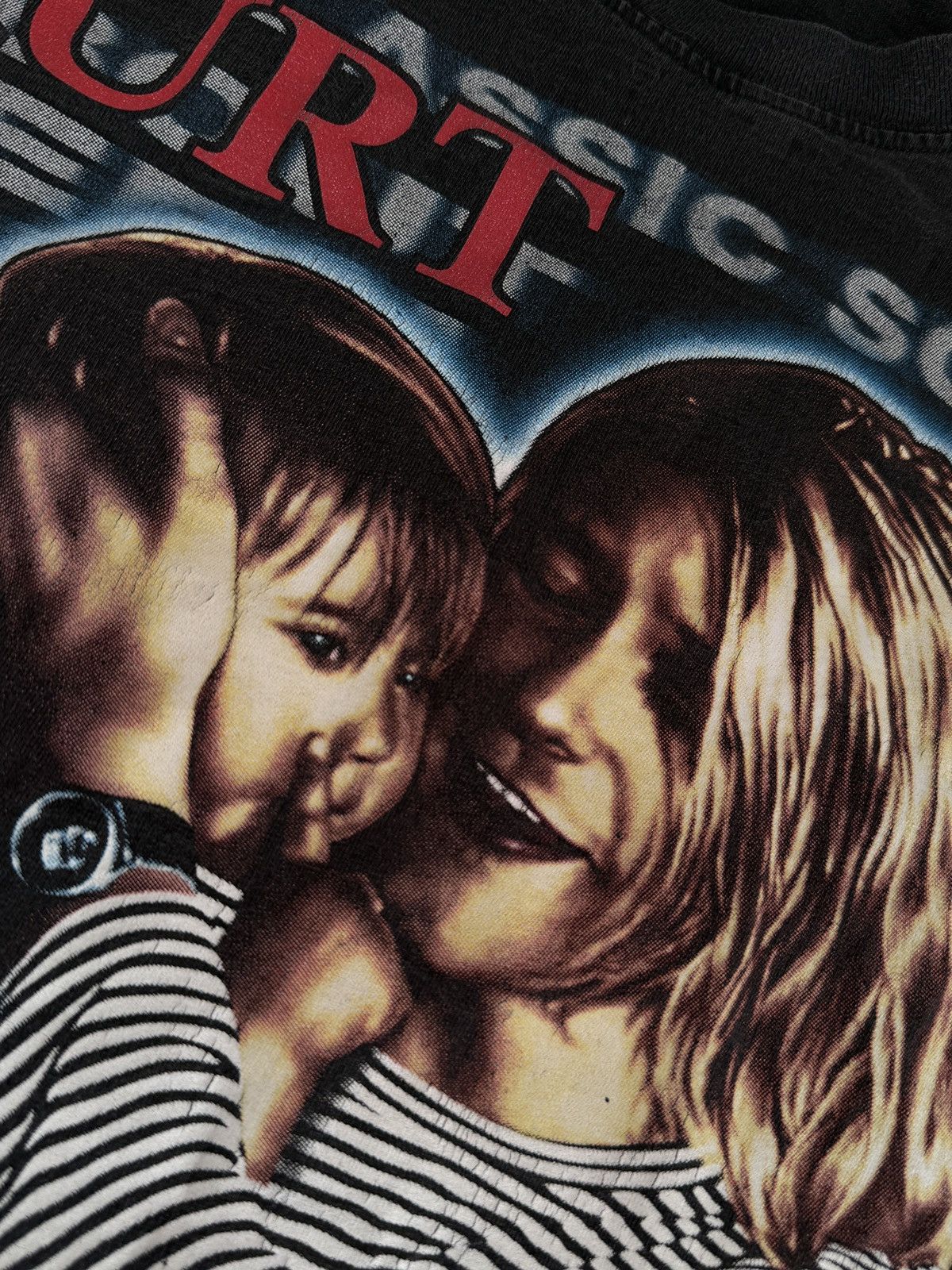 Vintage Kurt Cobain Vintage 90’s Tee 100% Cotton Insane Print Size US M / EU 48-50 / 2 - 4 Thumbnail