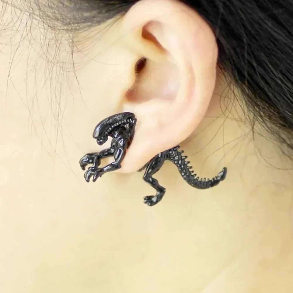 Jewelry × Vintage Dinosaur Earrings Size ONE SIZE - 1 Thumbnail