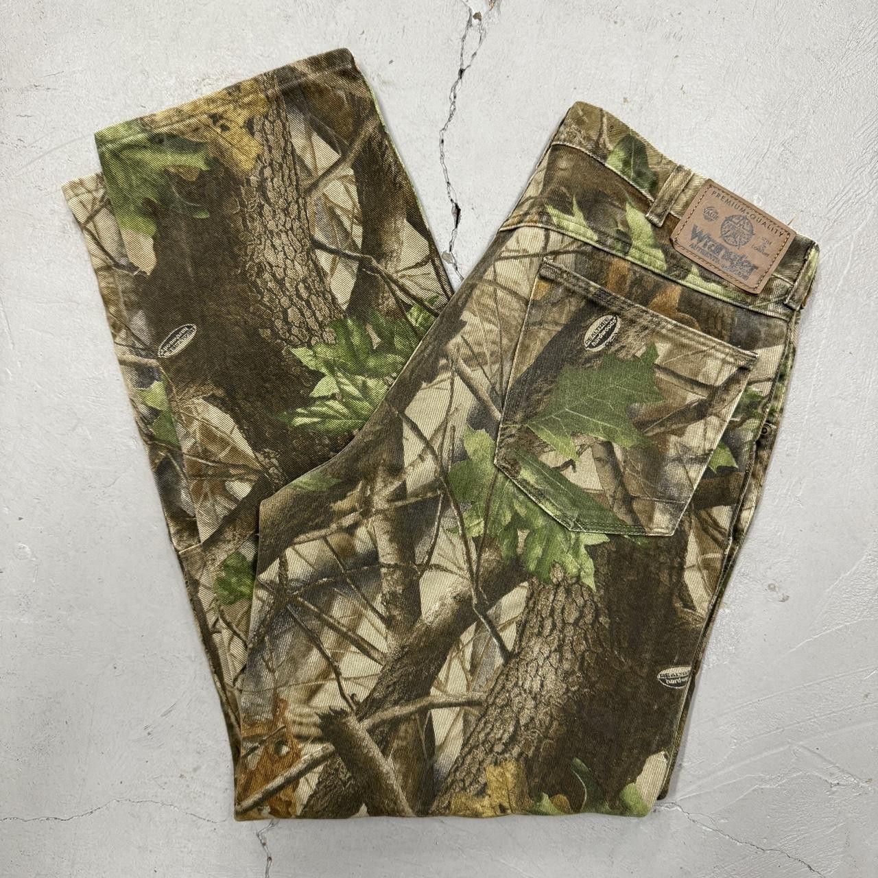 Wrangler Vintage Wrangler Baggy Camo Double Knee Pants 34 x 30 Size US 34 / EU 50 - 1 Thumbnail