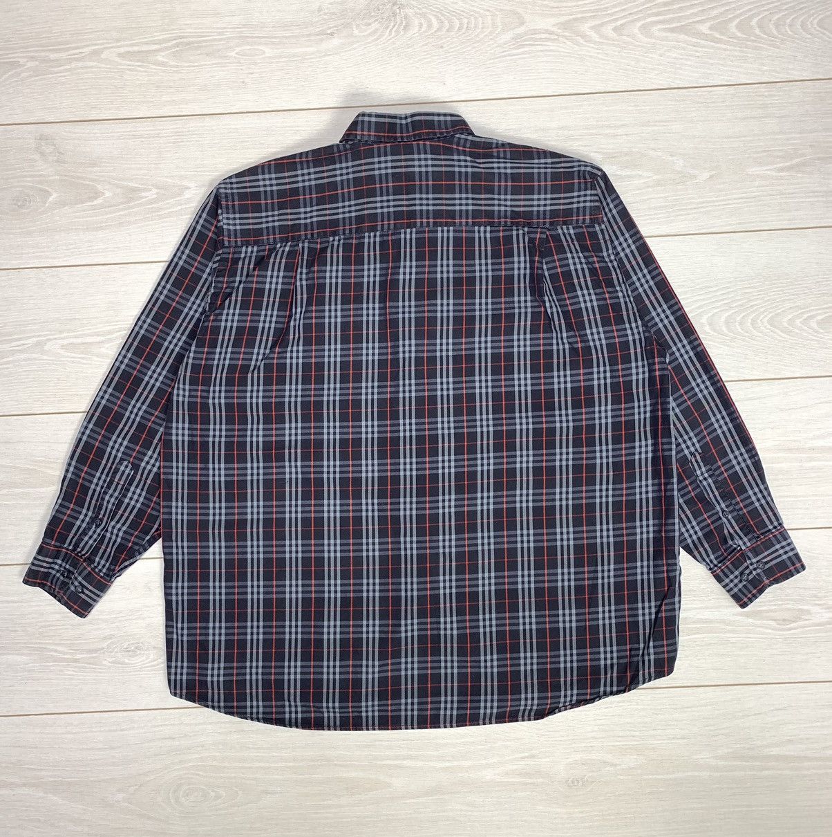 Burberry Burberrys London Nova Check Blue Oxfords Shirt Size US XL / EU 56 / 4 - 7 Thumbnail