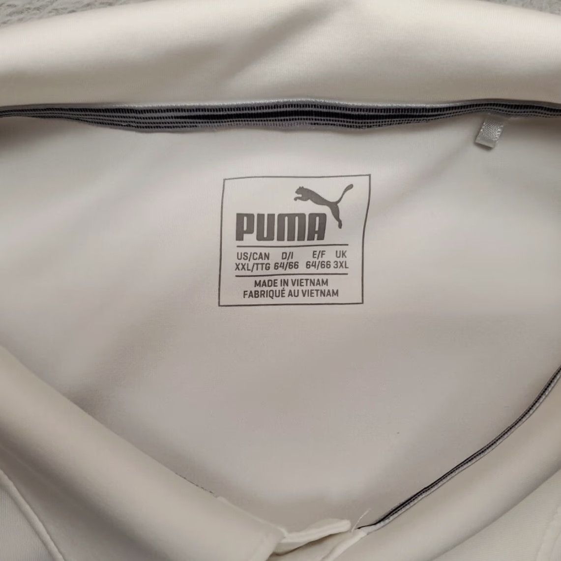 Puma Puma Polo Shirt Mens XXL Blue Stripe Performance 4 Way Stretch Golf Casual Polo Shirt Mens 2XL Blue Striped Short Sleeve Button Collar Casual Mens Size US XXL / EU 58 / 5 - 3 Thumbnail