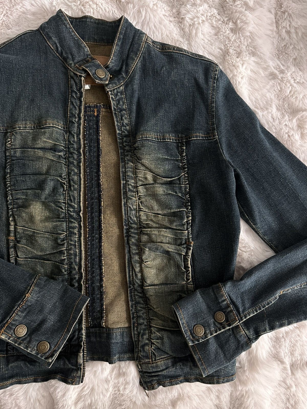Vintage Vintage denim jacket 90s retro aesthetic Size XS / US 0-2 / IT 36-38 - 3 Thumbnail