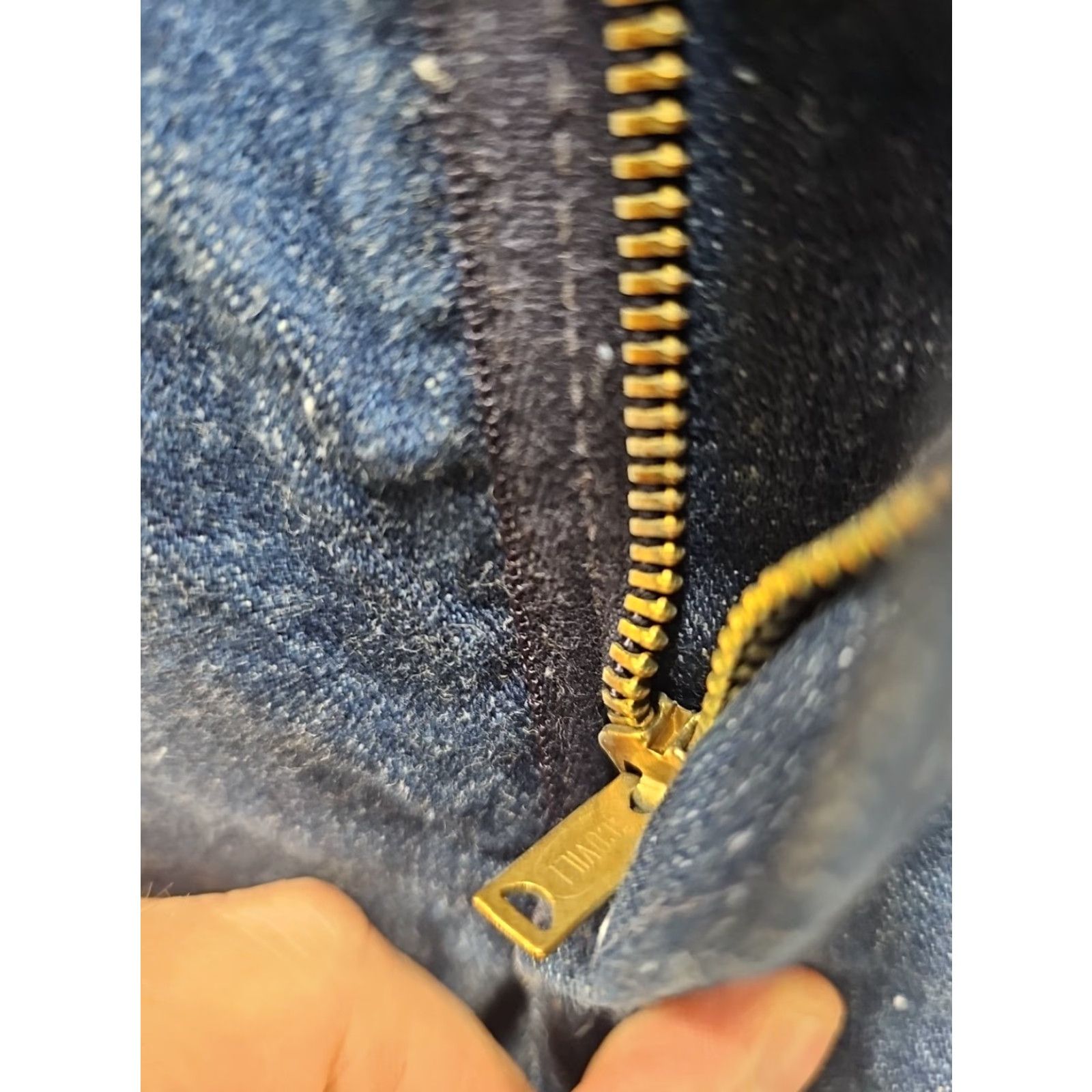 Denime VINTAGE Maverick Jeans Denim 31x30 5-Pocket USA Straight Mens Blue 80s 70s Workwear Ranch Americana Deadstock Real measurements 30x29.5 Size US 31 - 3 Thumbnail