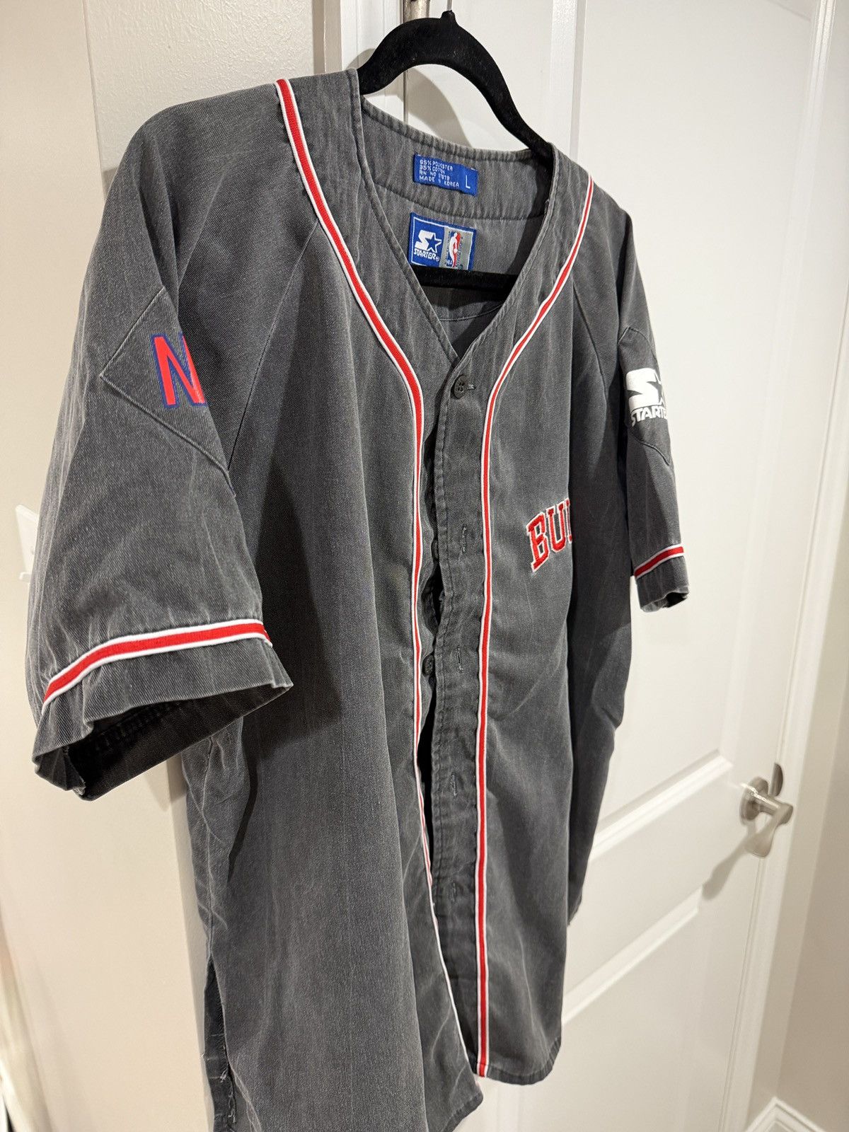 Starter Vintage Chicago Bulls Starter Basketball Jersey 1990s Size US L / EU 52-54 / 3 - 3 Thumbnail