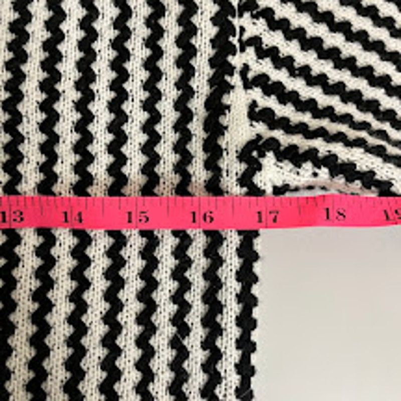 Designer Lucy Paris Taya Chevron Knit V-Neck Button Down Cardigan XS Size XS / US 0-2 / IT 36-38 - 7 Thumbnail