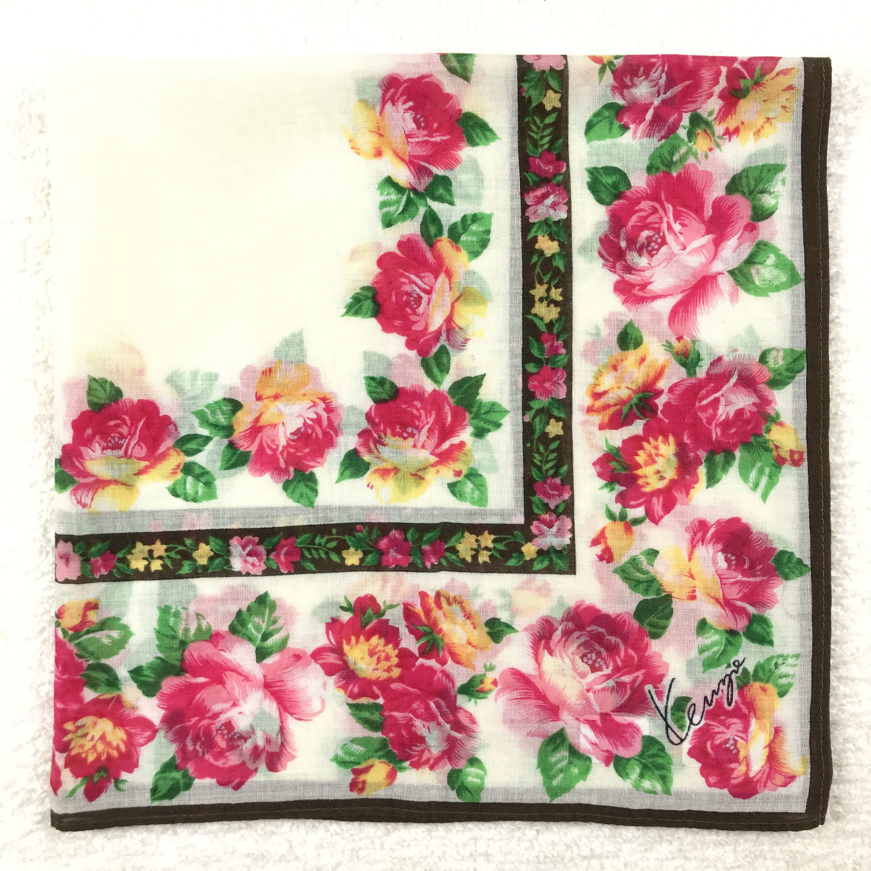 Japanese Brand × Kenzo × Vintage Vintage Kenzo Bandana Neckerchief Handkerchief Size ONE SIZE - 2 Thumbnail
