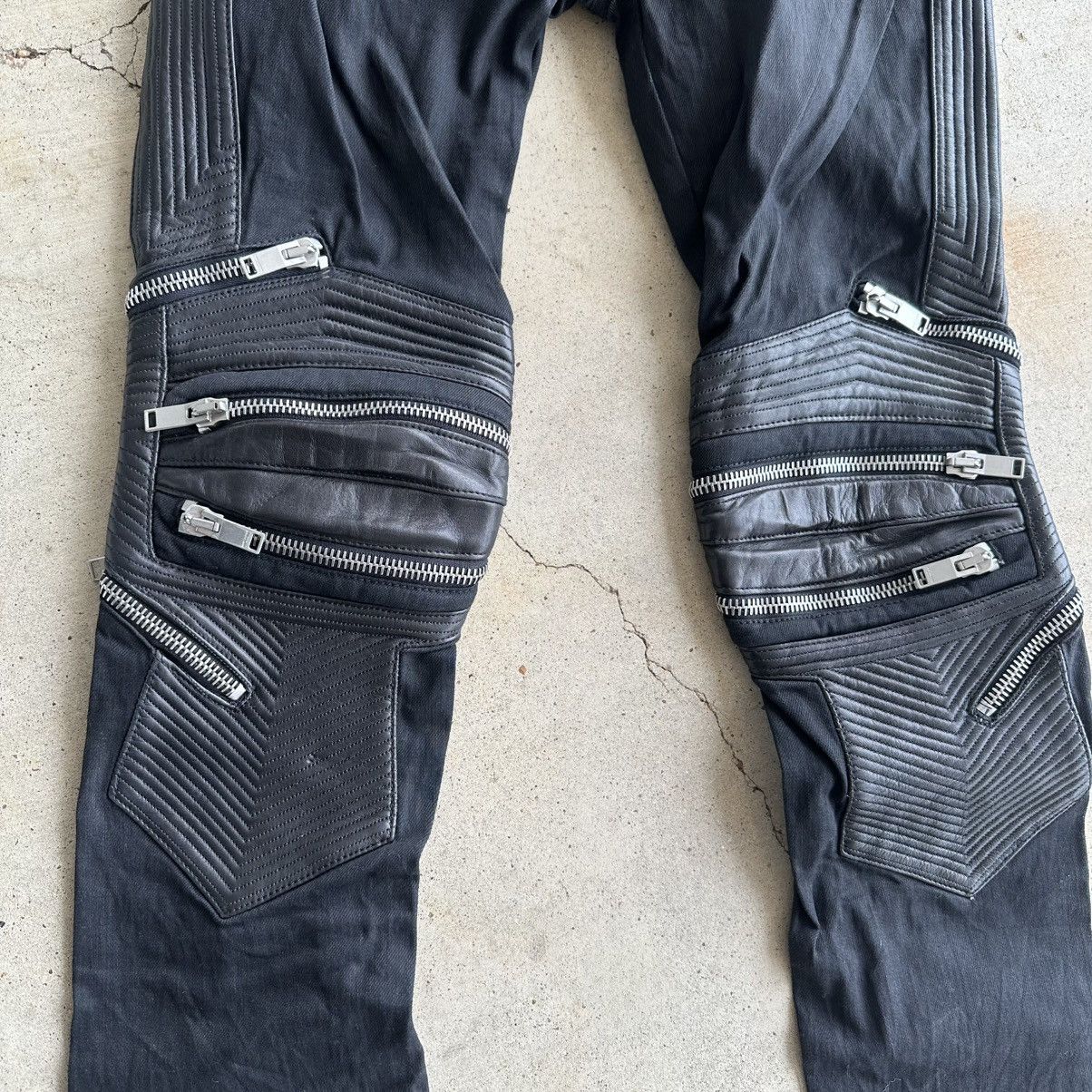 Saint Laurent biker denim