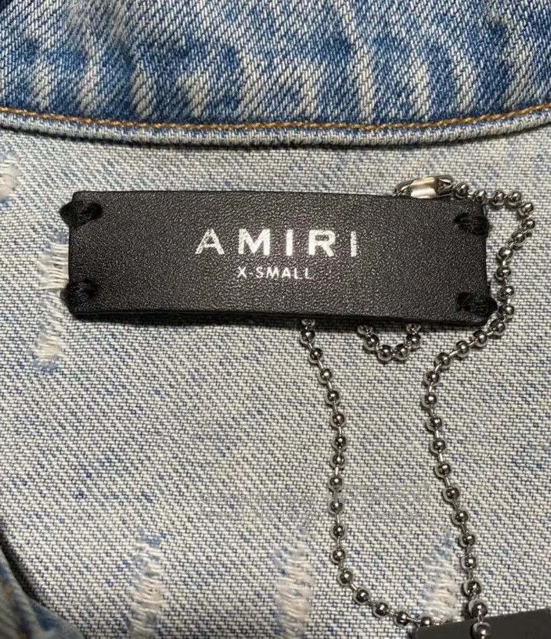 Amiri Amiri Classic Coconut Tree Rendered Destroyed Jacket Size US XS / EU 42 / 0 - 6 Thumbnail