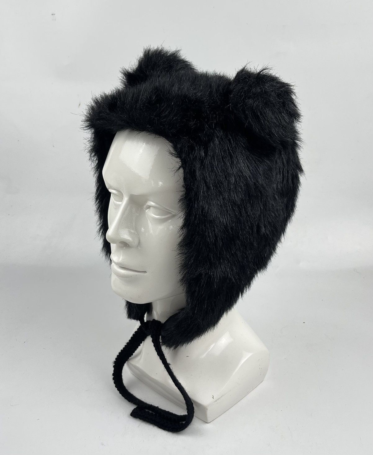 Japanese Brand fur style winter hat with ear tc26 Size ONE SIZE - 1 Thumbnail