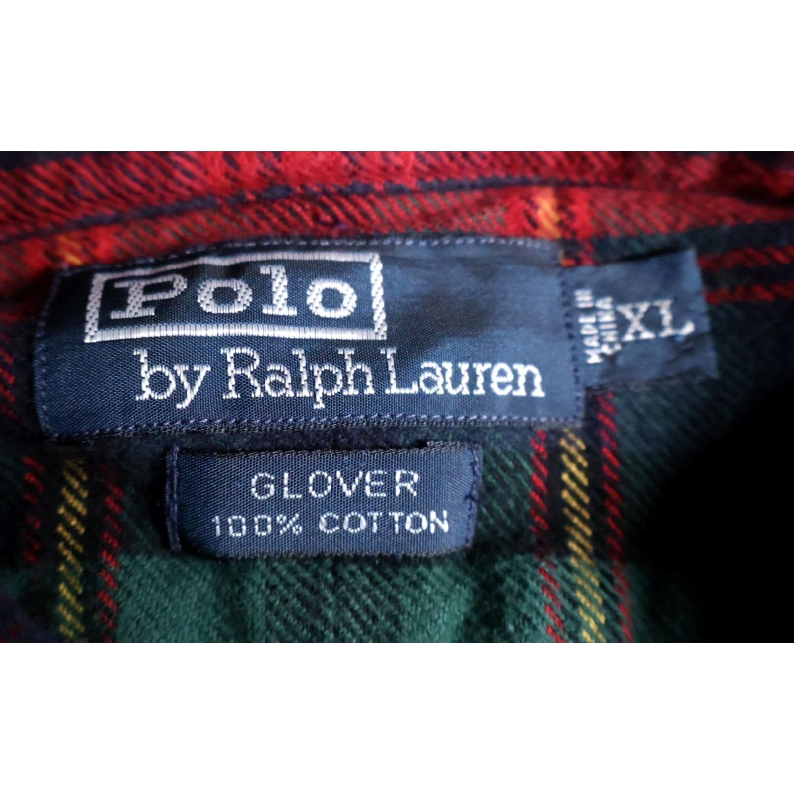 Polo Ralph Lauren VINTAGE Polo Ralph Lauren Glover Flannel Shirt Men's XL Green Red Tartan Plaid Workwear Size US XL / EU 56 / 4 - 3 Thumbnail