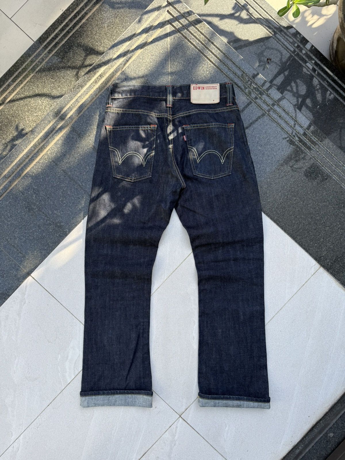 Edwin 90’s EDWIN 512 RARE MULTI LOGO Y2K RETRO JAPANESE PANTS Size US 28 / EU 44 - 3 Thumbnail