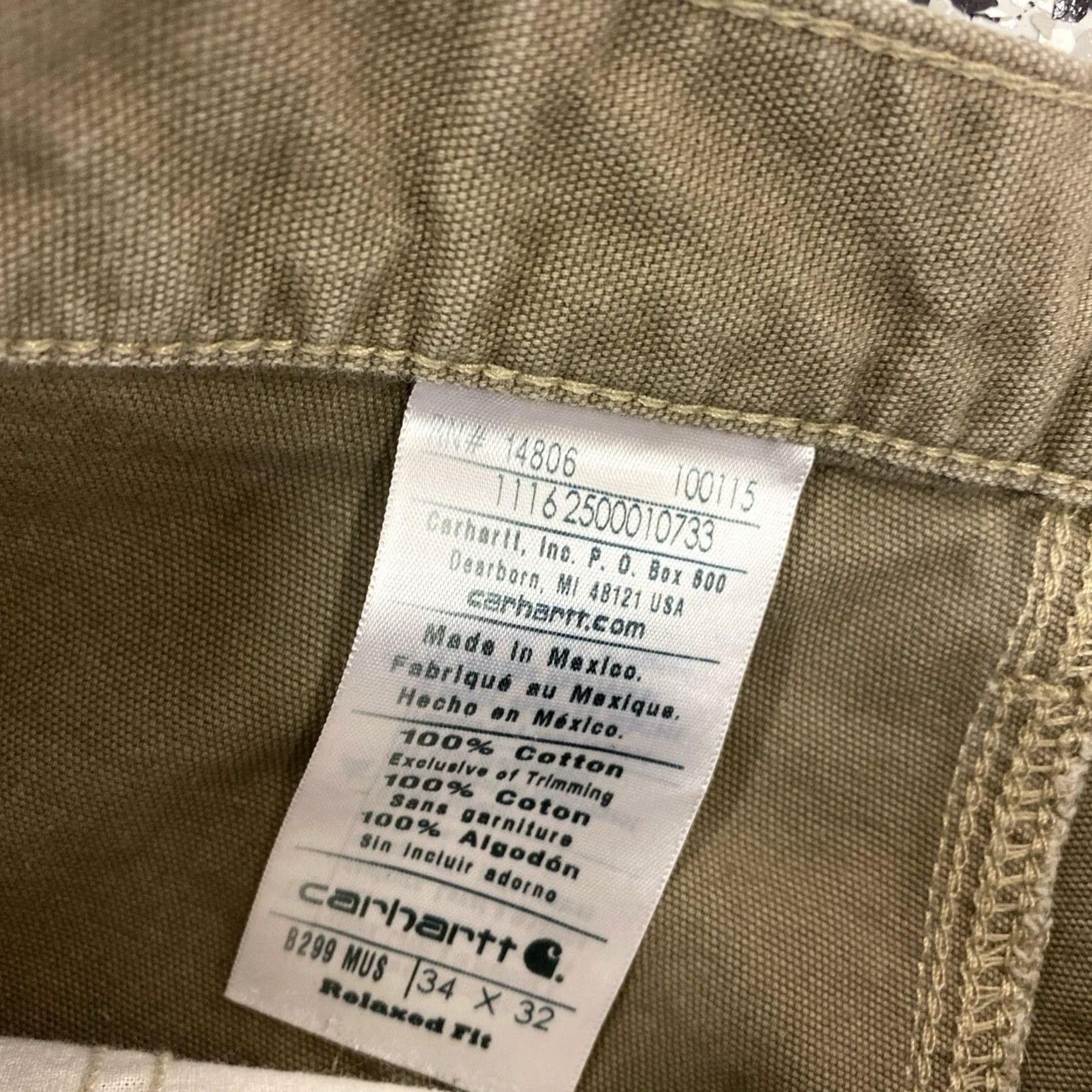 Carhartt Carhartt Pants Mens 32x30 34x32 Brown Carpenter Workwear Grunge Logo USA Mens Size US 32 / EU 48 - 4 Thumbnail