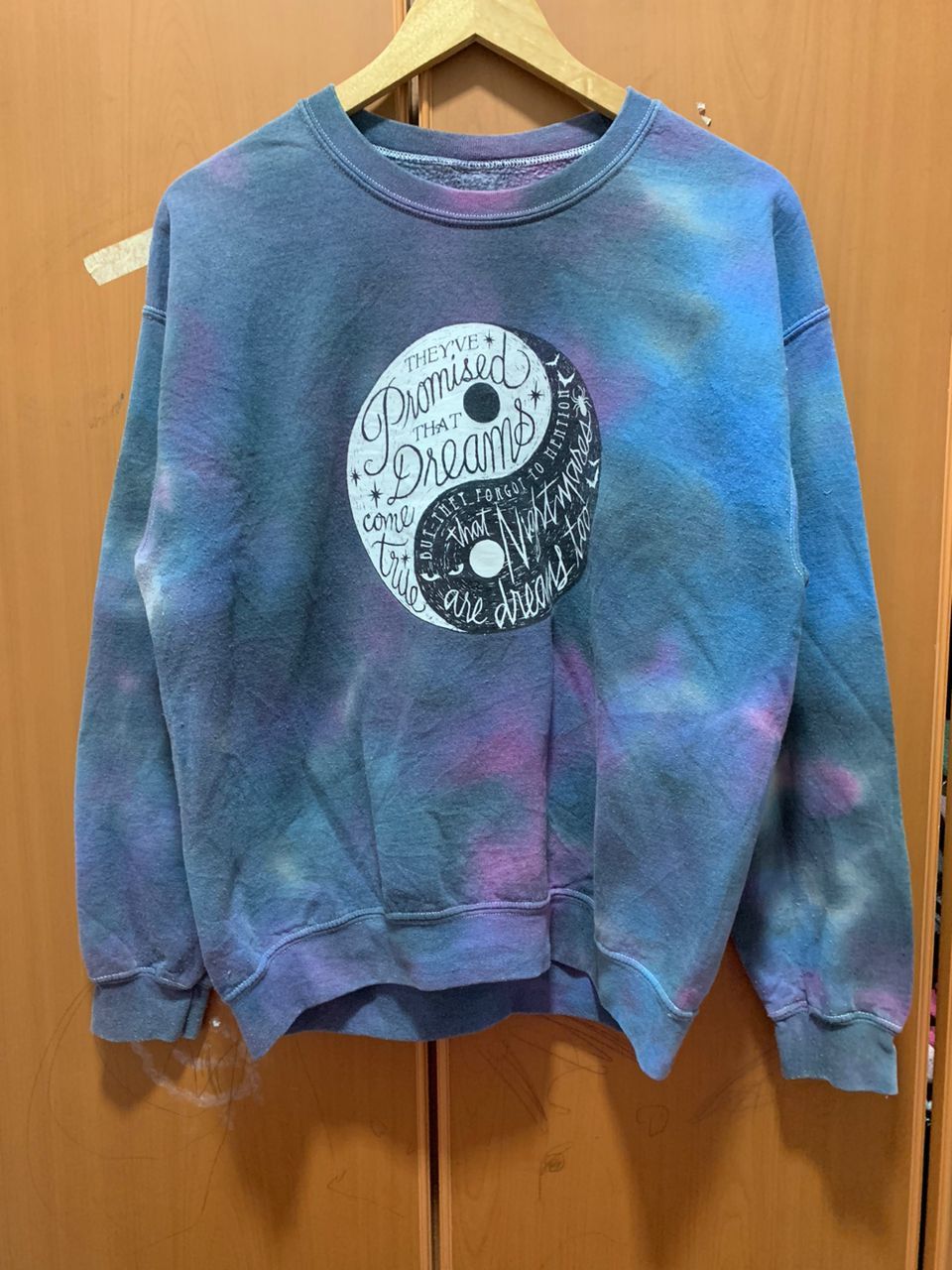 Other Y2K Tie Dye Ying Yang Style Sweatshirt Size US XL / EU 56 / 4 - 1 Thumbnail