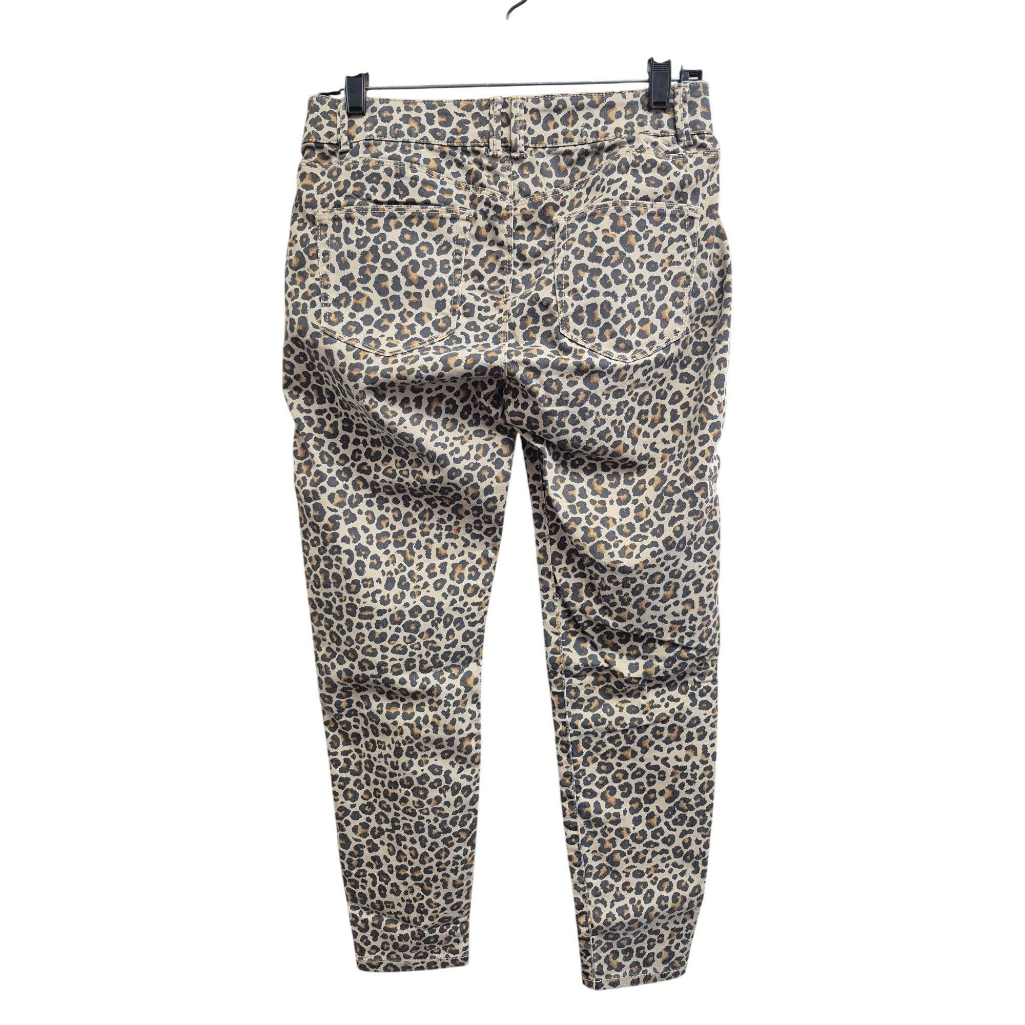 Other Knox Rose Women's Leopard Print Ankle Skinny Pants Size 10, Size 32" / US 10 / IT 46 - 7 Thumbnail