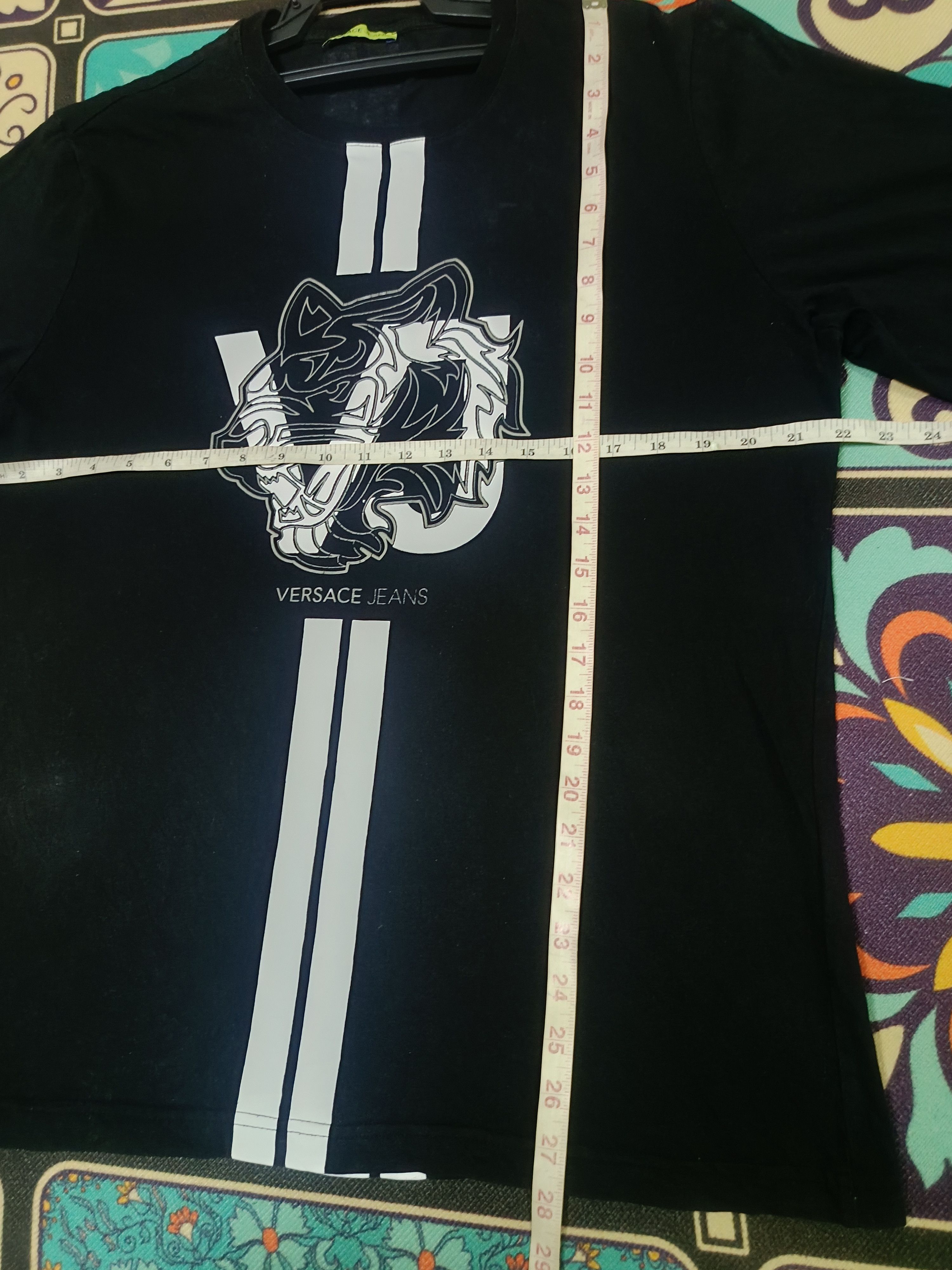 Versace Tiger Print Versace Jeans Size US L / EU 52-54 / 3 - 8 Thumbnail