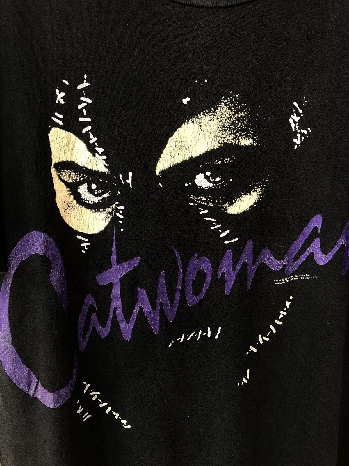 DC Comics Vintage 90s Catwoman Dc Comic Movie Tee Size US XL / EU 56 / 4 - 3 Thumbnail