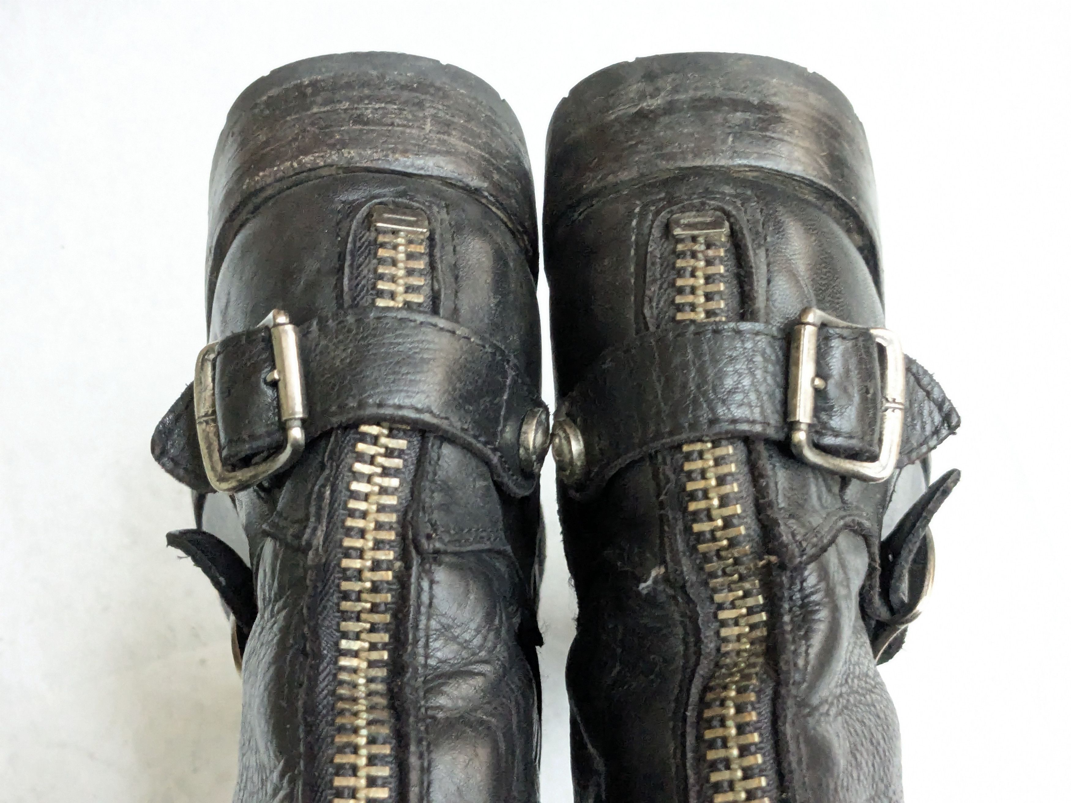 Frye Frye Engineer Boots Black Leather 7.5 Motorcycle Biker Size US 7.5 / EU 40-41 - 15 Thumbnail