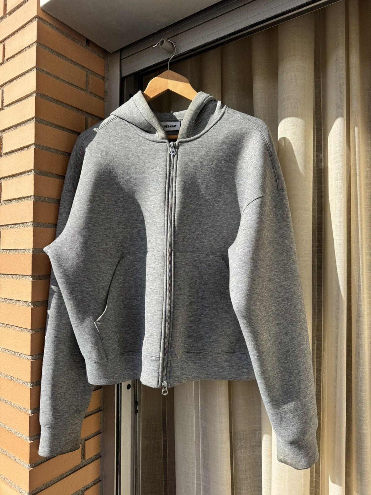 Weekday Scuba Hoodie Zipper Weekday Grey Size US S / EU 44-46 / 1 - 1 Thumbnail