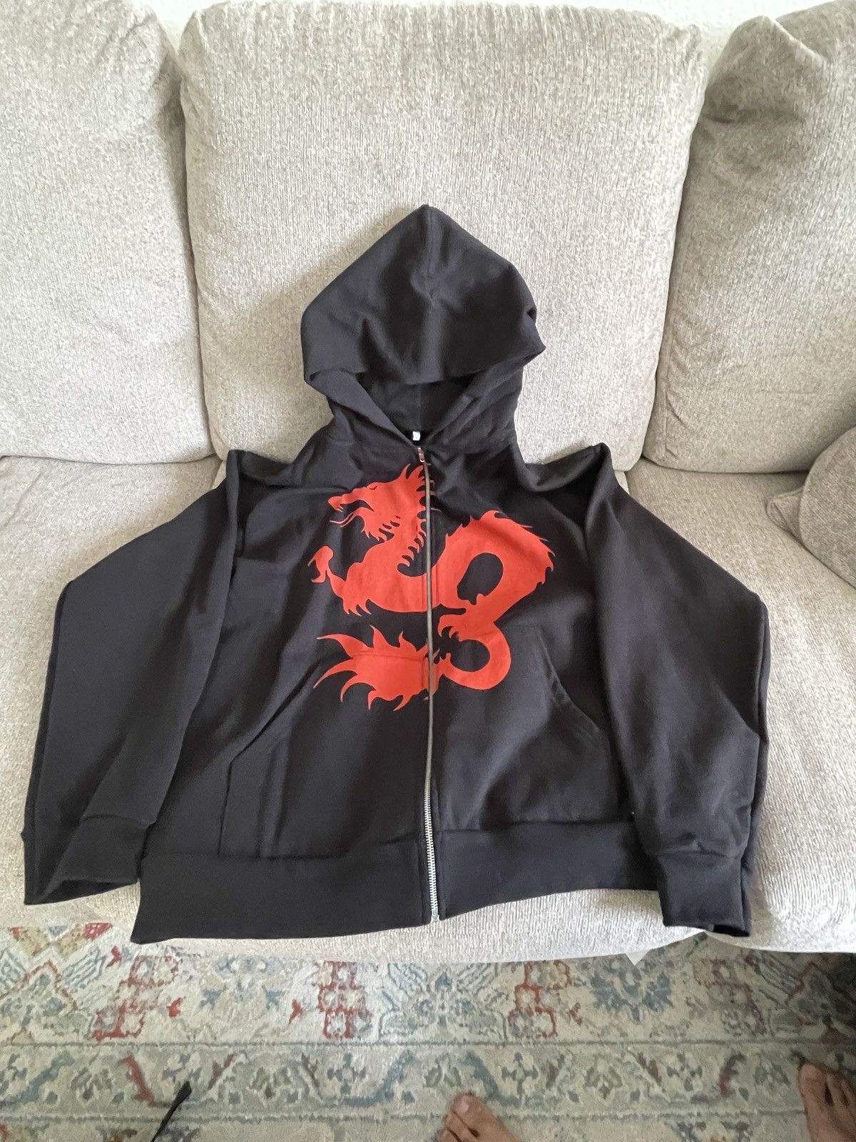 Dean Blunt ‘Dragon’ Zip Up Hoodie