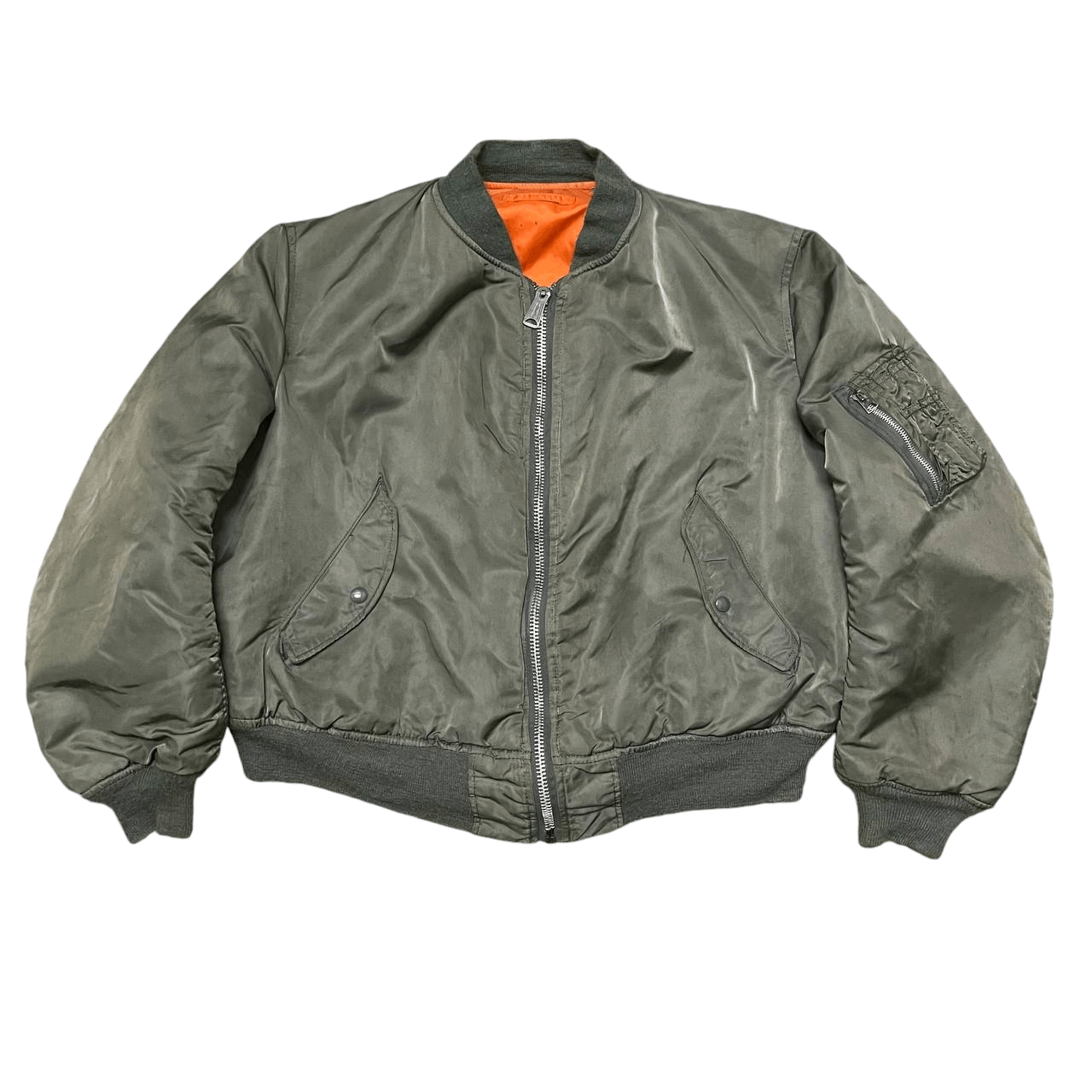 Alpha Industries Vintage Alpha Industries Flyers Bomber Jacket Ma 1 Size US XL / EU 56 / 4 - 1 Thumbnail