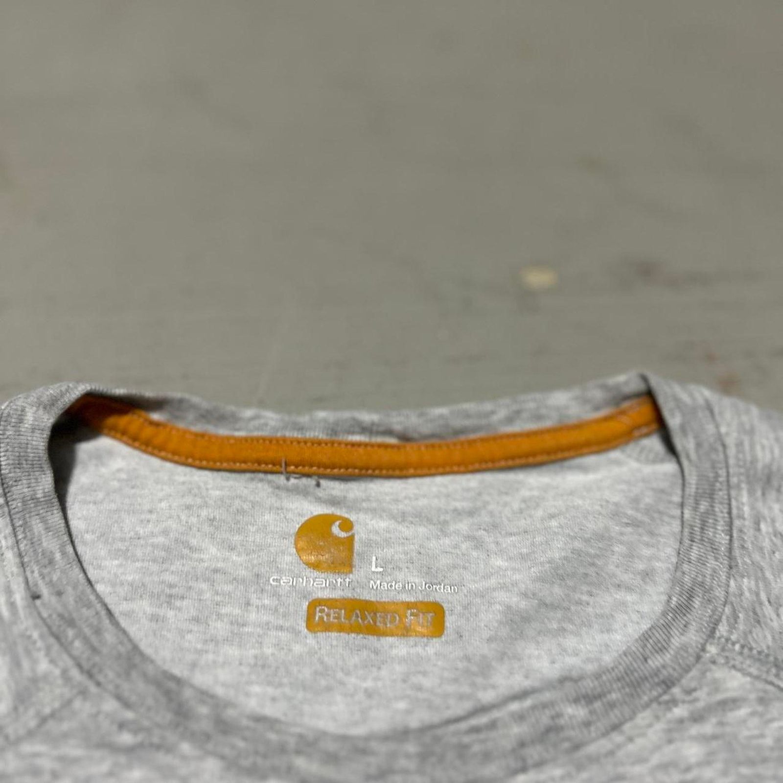 Carhartt **Grey Carhartt Pocket Tee - Relaxed Fit** Size US L / EU 52-54 / 3 - 4 Thumbnail