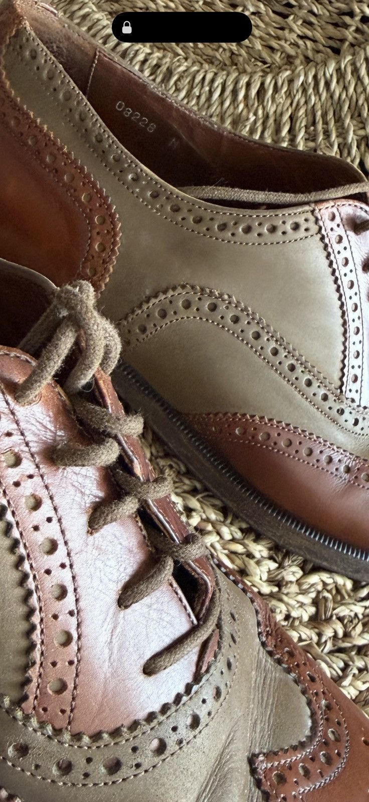 Bruno Magli `Bruno Magli Italy Two-Tone Brogue Heritage Leather 10.5` Size US 10.5 / EU 43-44 - 4 Thumbnail