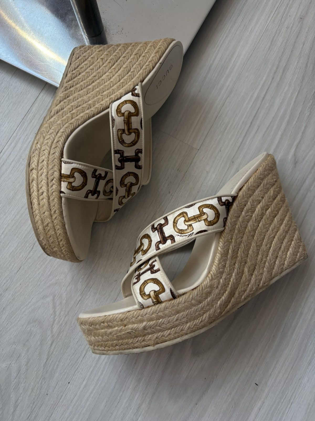 Gucci Gucci cloth sandals Size US 6.5 / IT 36.5 - 11 Thumbnail