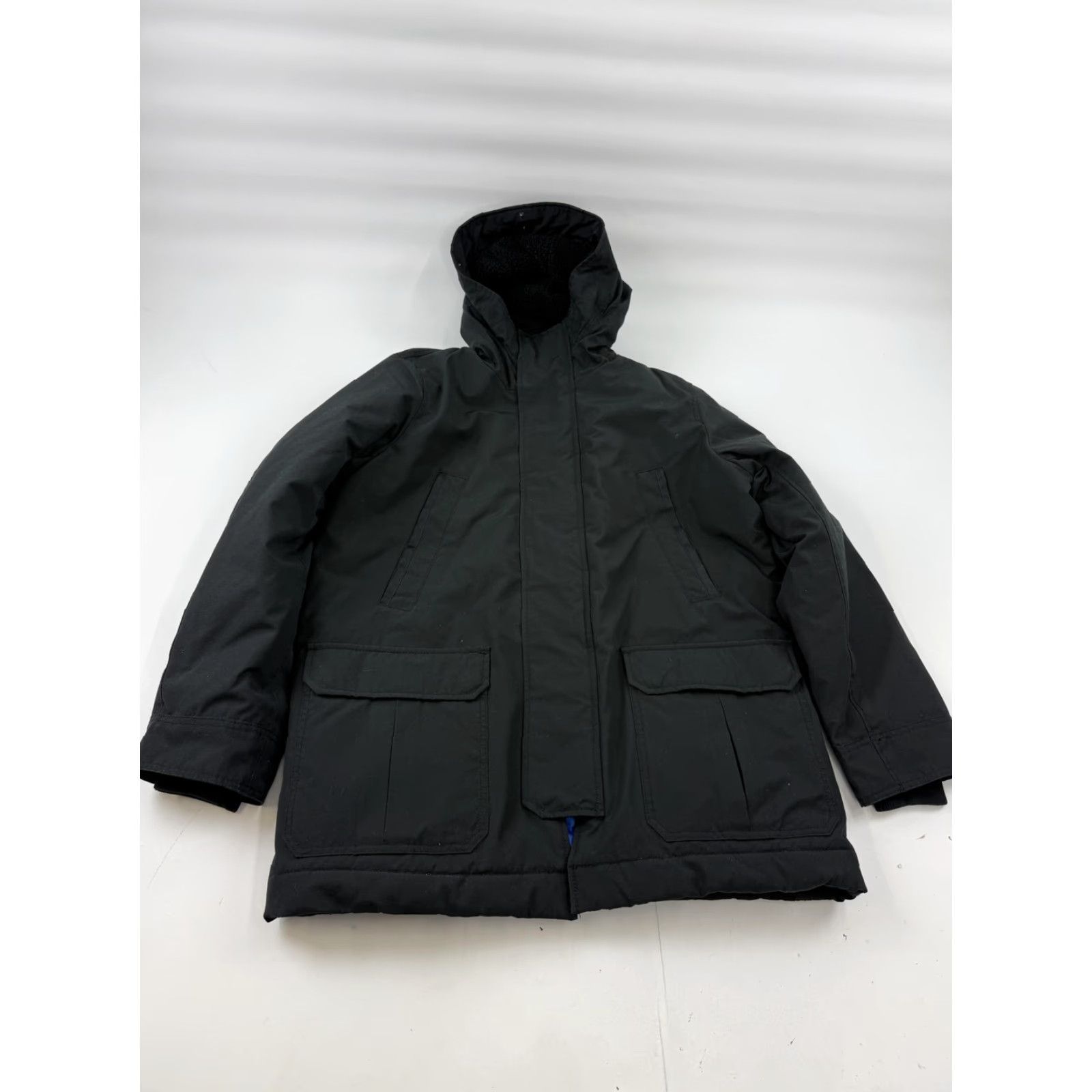 Gap Gap Parka Coat Mens Large Black Hooded Quilted Insulated Full Zip Winter Jacket Coat Size US L / EU 52-54 / 3 - 2 Thumbnail