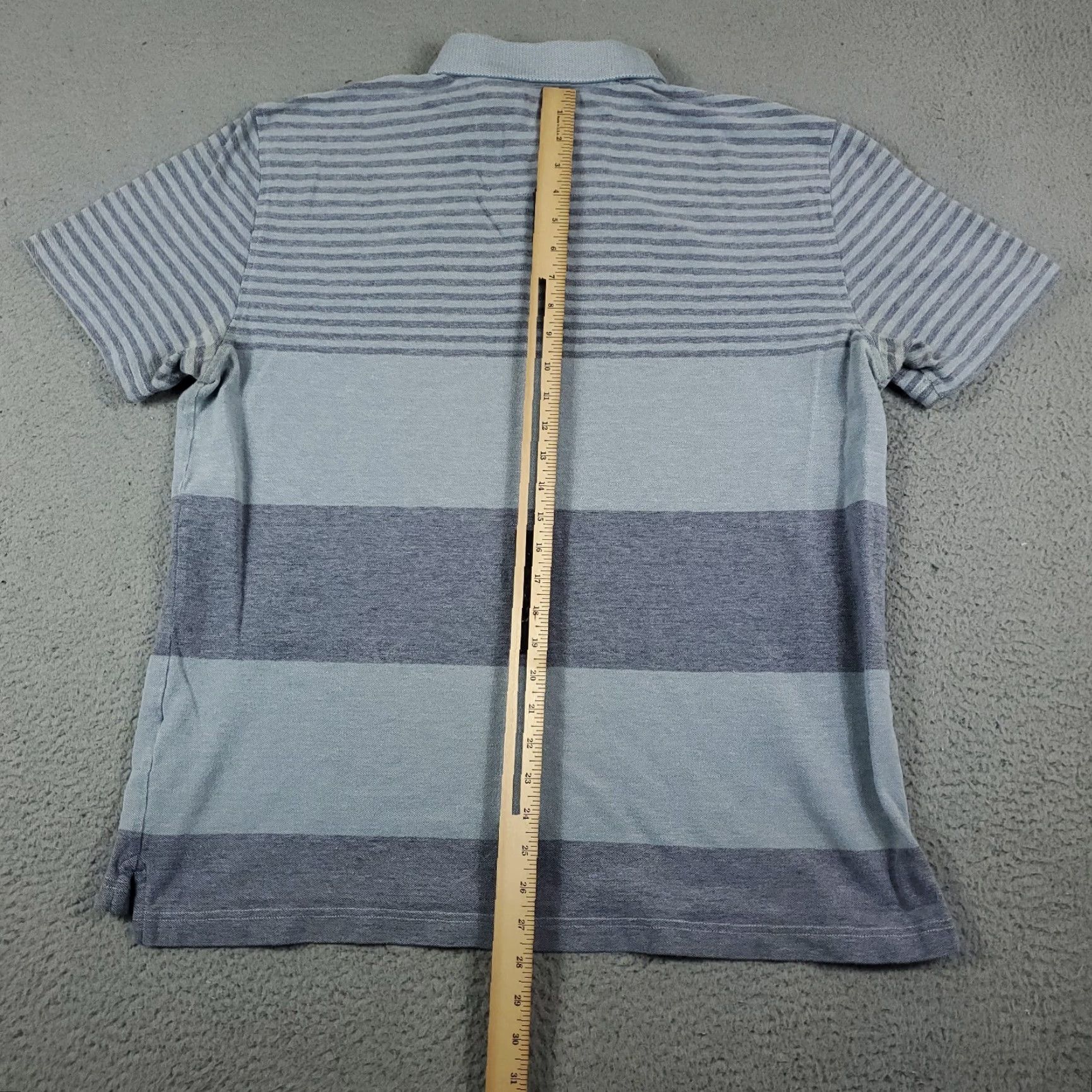 Nautica Nautica Polo Shirt Blue Striped Golf Casual XL Mens Short Sleeve Size US XL / EU 56 / 4 - 5 Thumbnail
