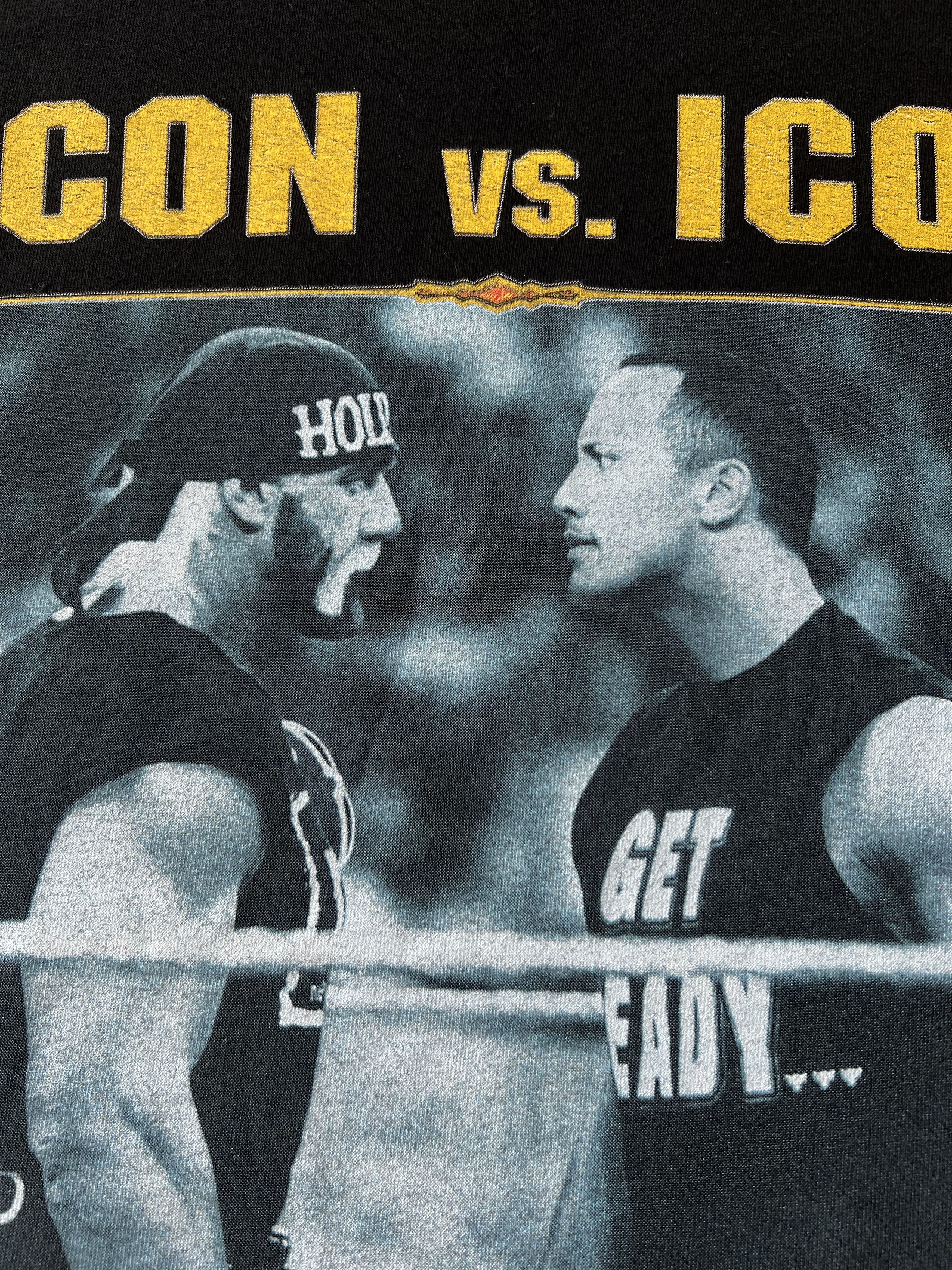 WWE Vintage 2002 Hulk Hogan vs The Rock Wrestlemania 18 X8 WWE Size US L / EU 52-54 / 3 - 4 Thumbnail