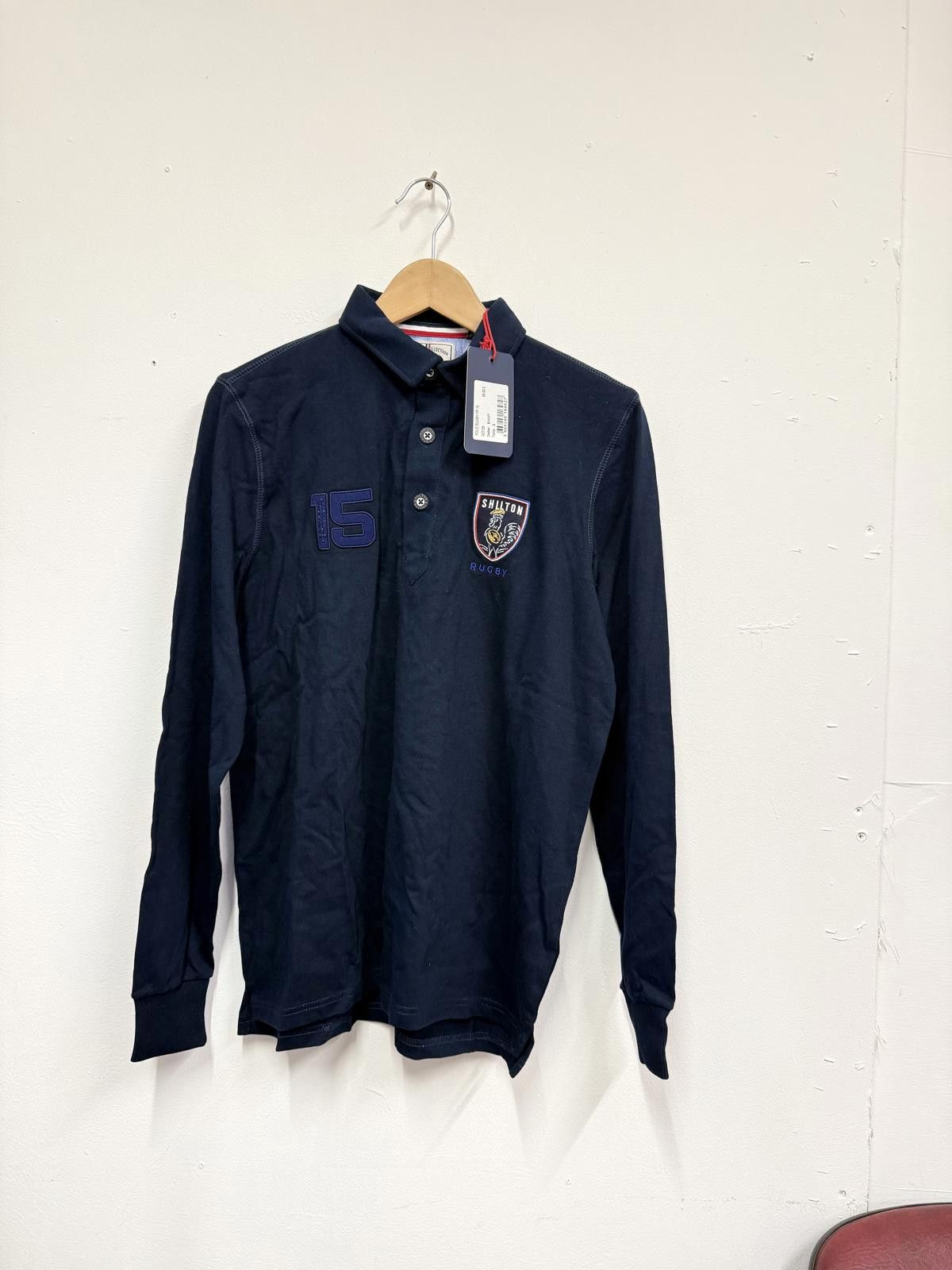 Shipton & Heneage Shilton Rugby Men's Long Sleeve Polo Shirt Size US M / EU 48-50 / 2 - 1 Thumbnail