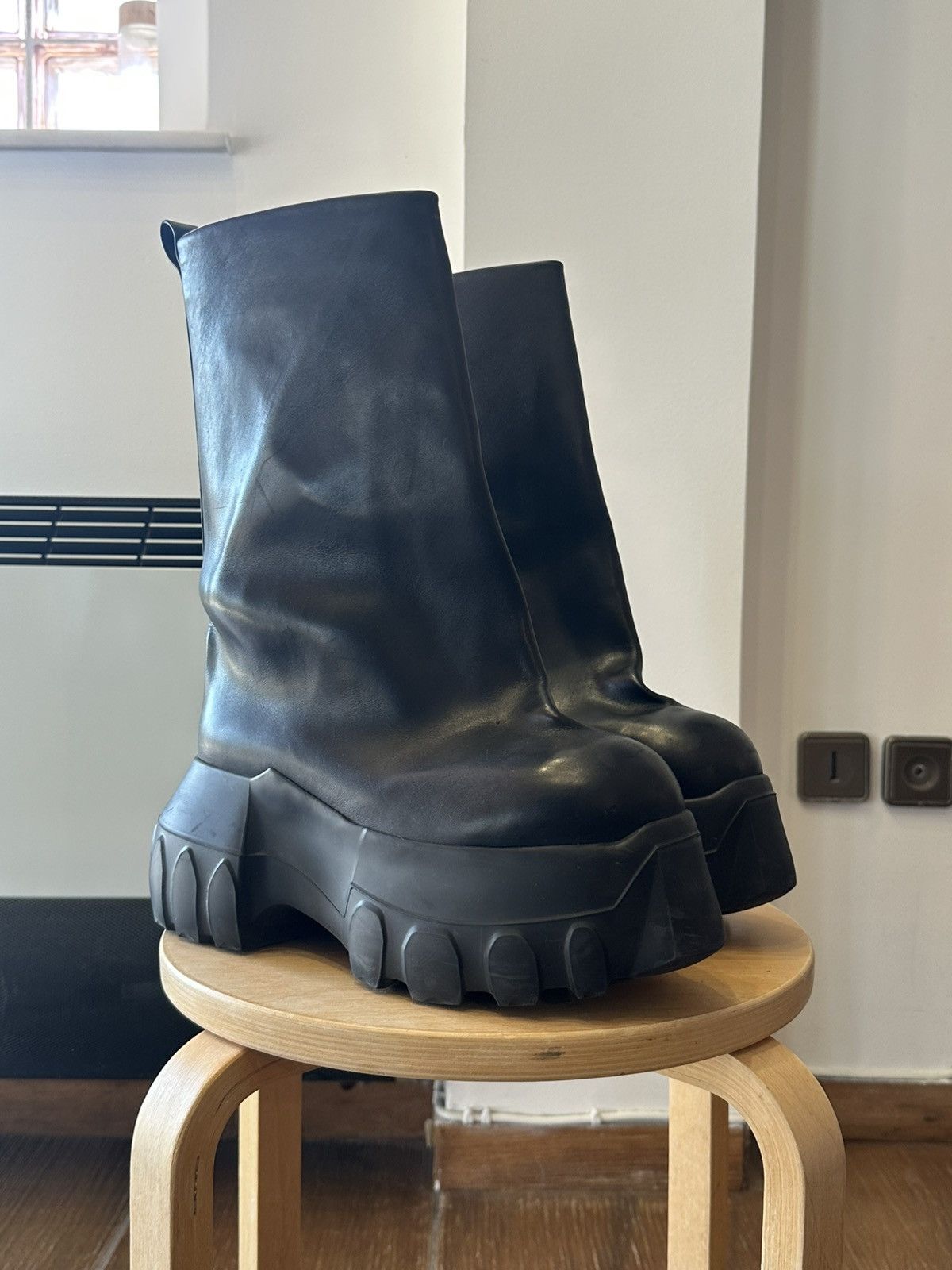 Rick Owens Pull On Bogun Boots | Grailed