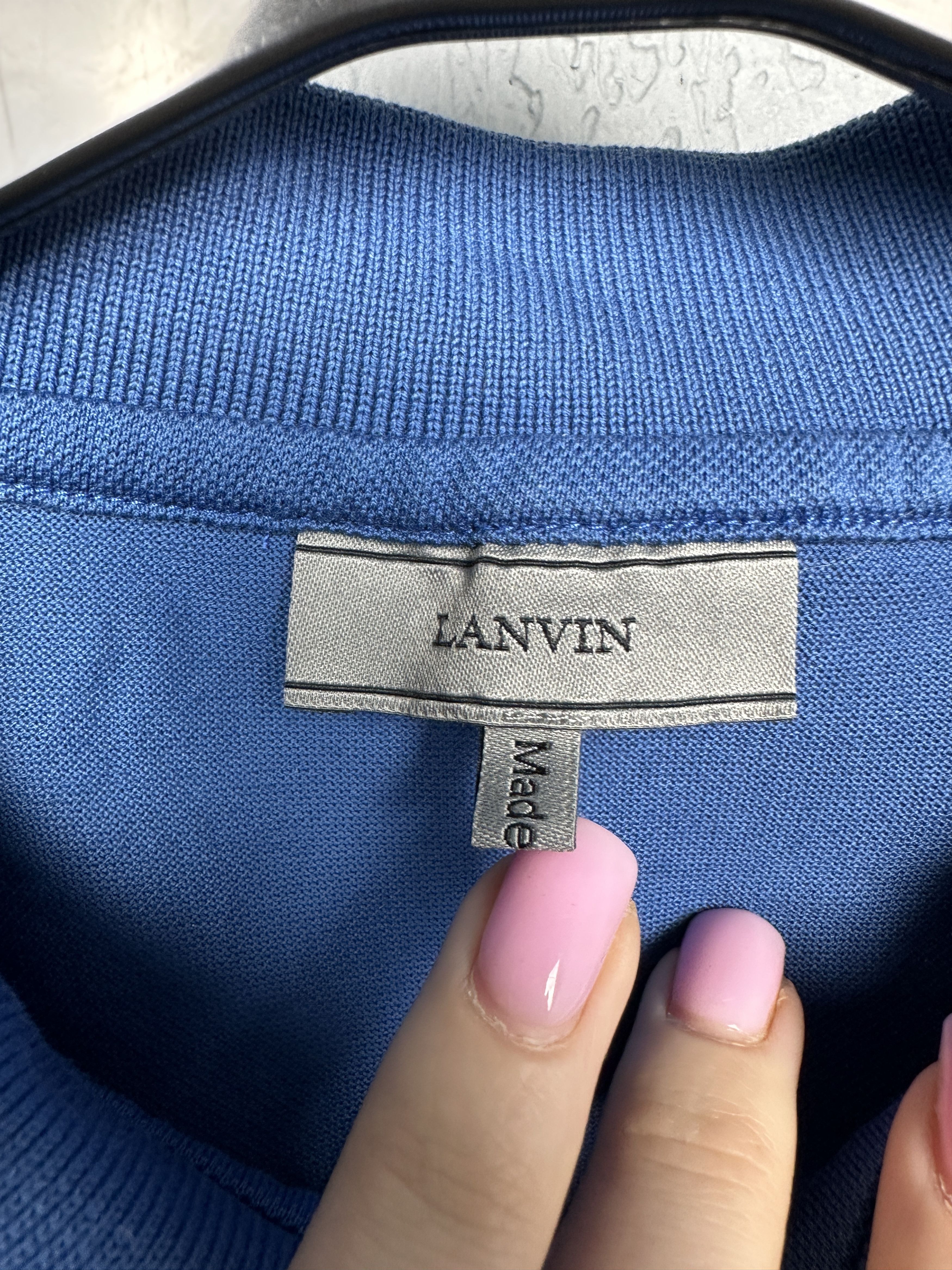 Lanvin Lanvin Mens Polo Shirt Slim Fit Size US XXL / EU 58 / 5 - 4 Thumbnail