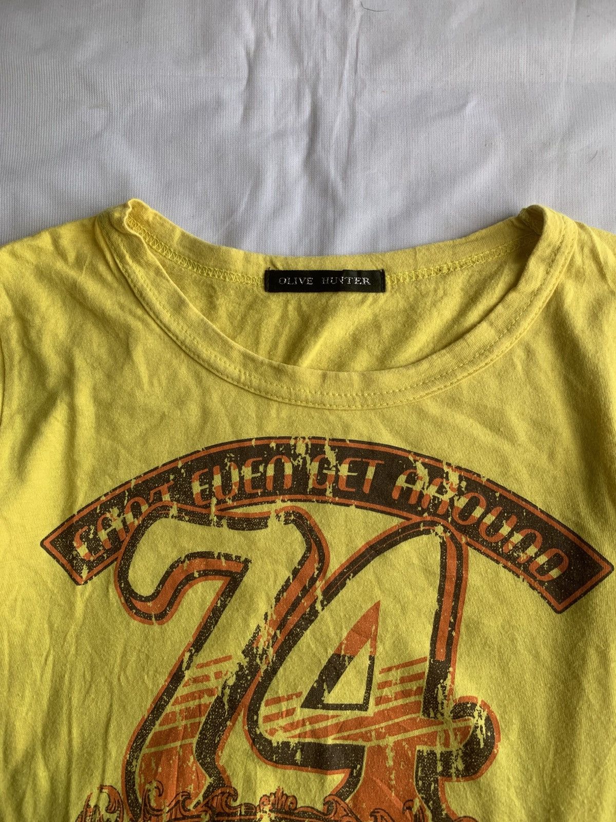 Andy Warhol × Hysteric Glamour Japanese Olive Hunter Poem Motorcycle Longsleeve Tee Size US M / EU 48-50 / 2 - 6 Thumbnail