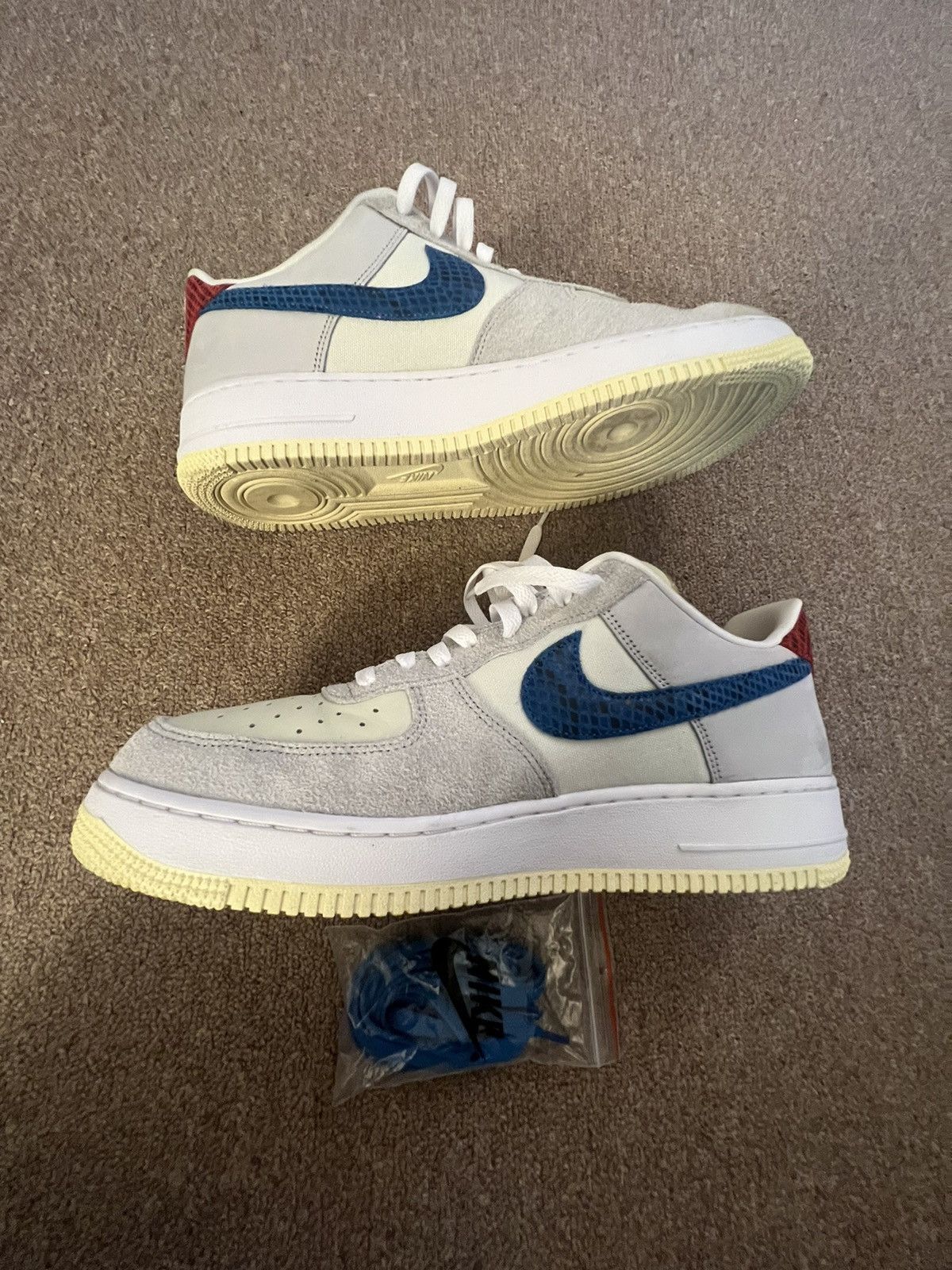 Nike × Undefeated Nike x Undefeated Air Force 1 Low- 5 On It Size US 11 / EU 44 - 7 Thumbnail