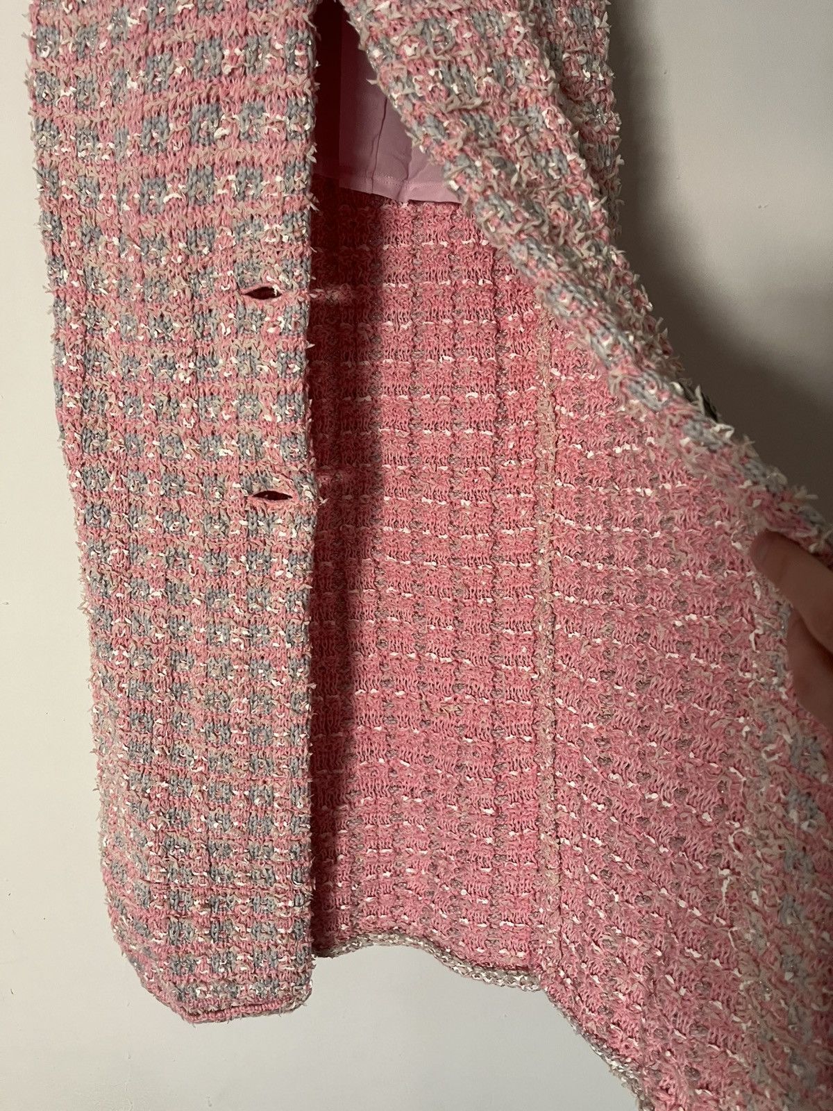 Balenciaga Fall 22 Lost Tape Tweed Maxi Dress Size XS / US 0-2 / IT 36-38 - 8 Thumbnail