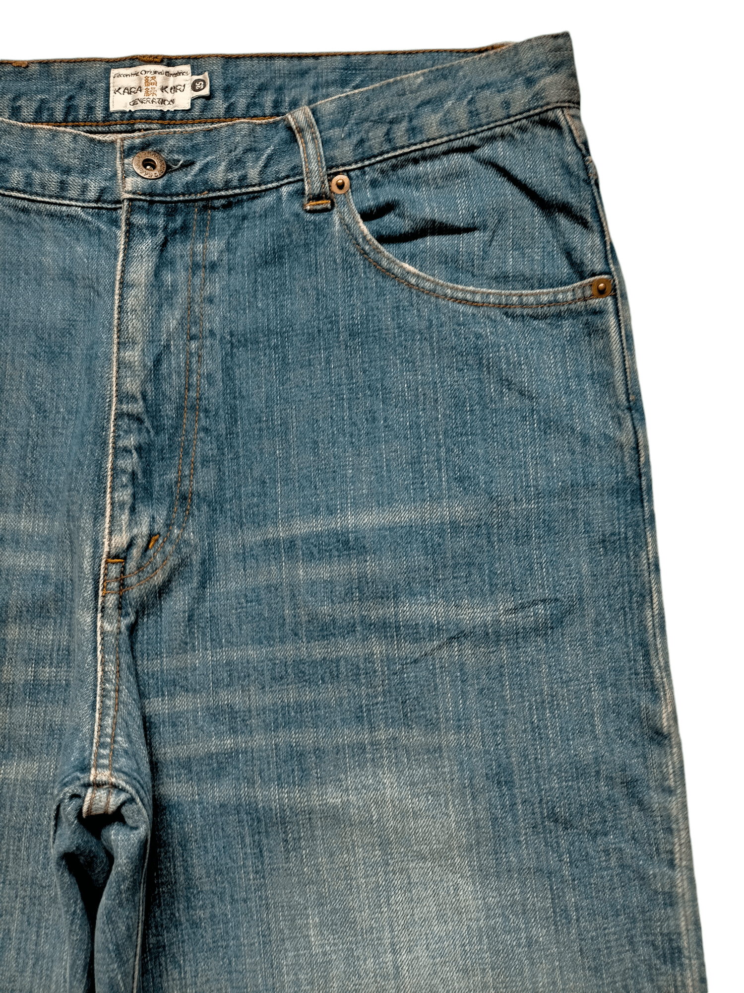 If Six Was Nine Karakuri Generation Multipocket Embroiderd Denim Pants Size US 34 / EU 50 - 13 Thumbnail