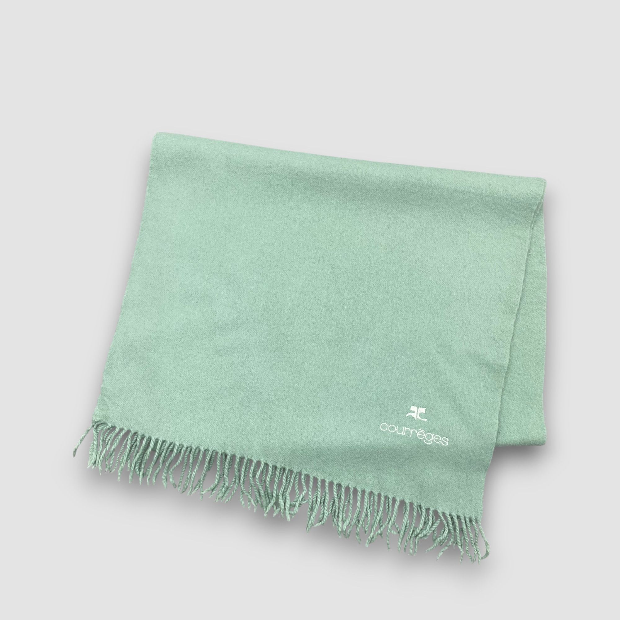 Courreges Vintage Courreges Scarf Muffler Wool Winter Scarves Size ONE SIZE - 3 Thumbnail