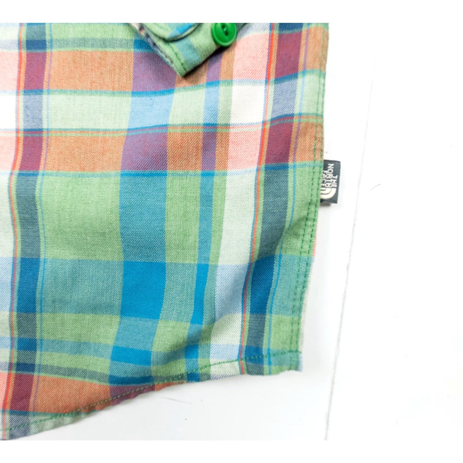 The North Face The North Face Shirt Mens Large Green Button Down Long Sleeve Plaid Outdoors Size US L / EU 52-54 / 3 - 4 Thumbnail