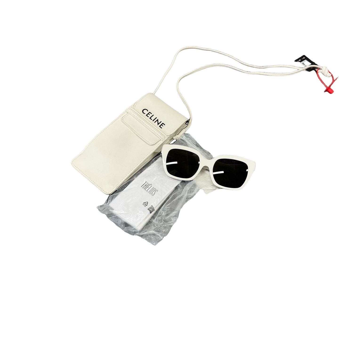 Celine Celine White Monochroms 01 Sunglasses ONE SIZE Size ONE SIZE - 1 Thumbnail
