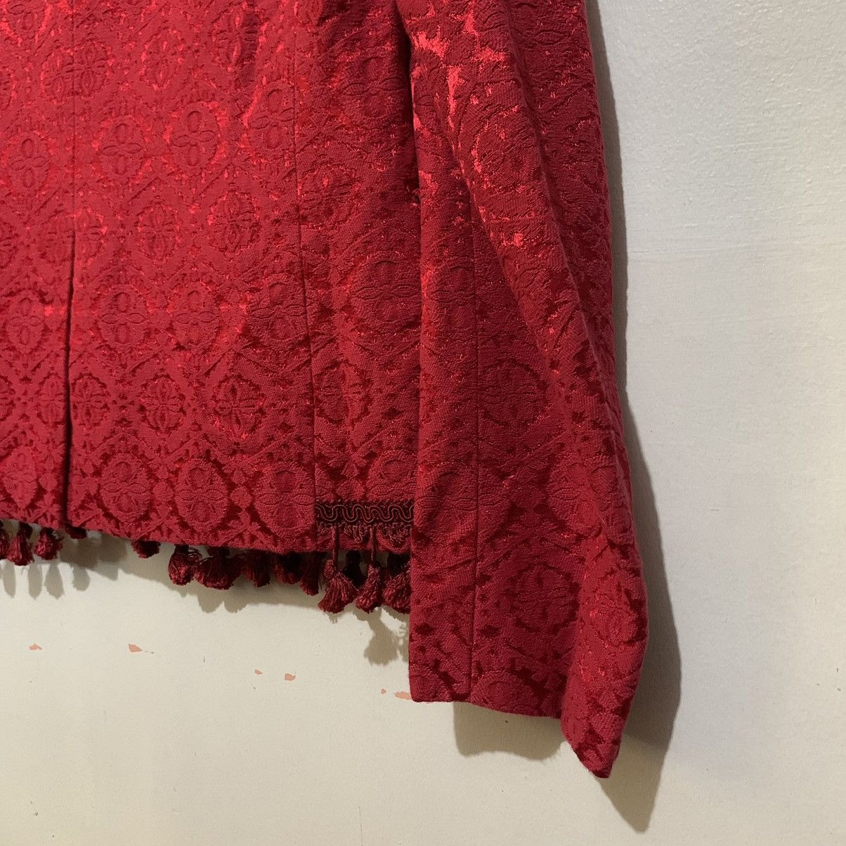 Comme des Garcons Homme Plus Comme des Garcons Homme Plus FW13 Brocade Tassel Blazer Size 38R - 16 Thumbnail