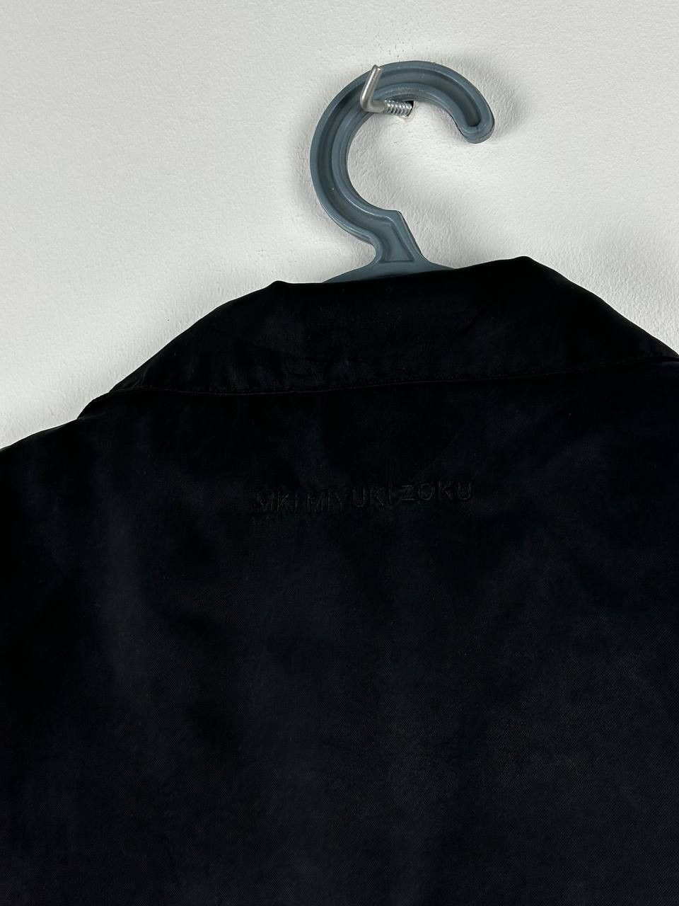 Japanese Brand × Mki Miyuki Zoku Mki Miyuki Zoku Rayon Black Camp Collar Shirt Size US M / EU 48-50 / 2 - 10 Thumbnail