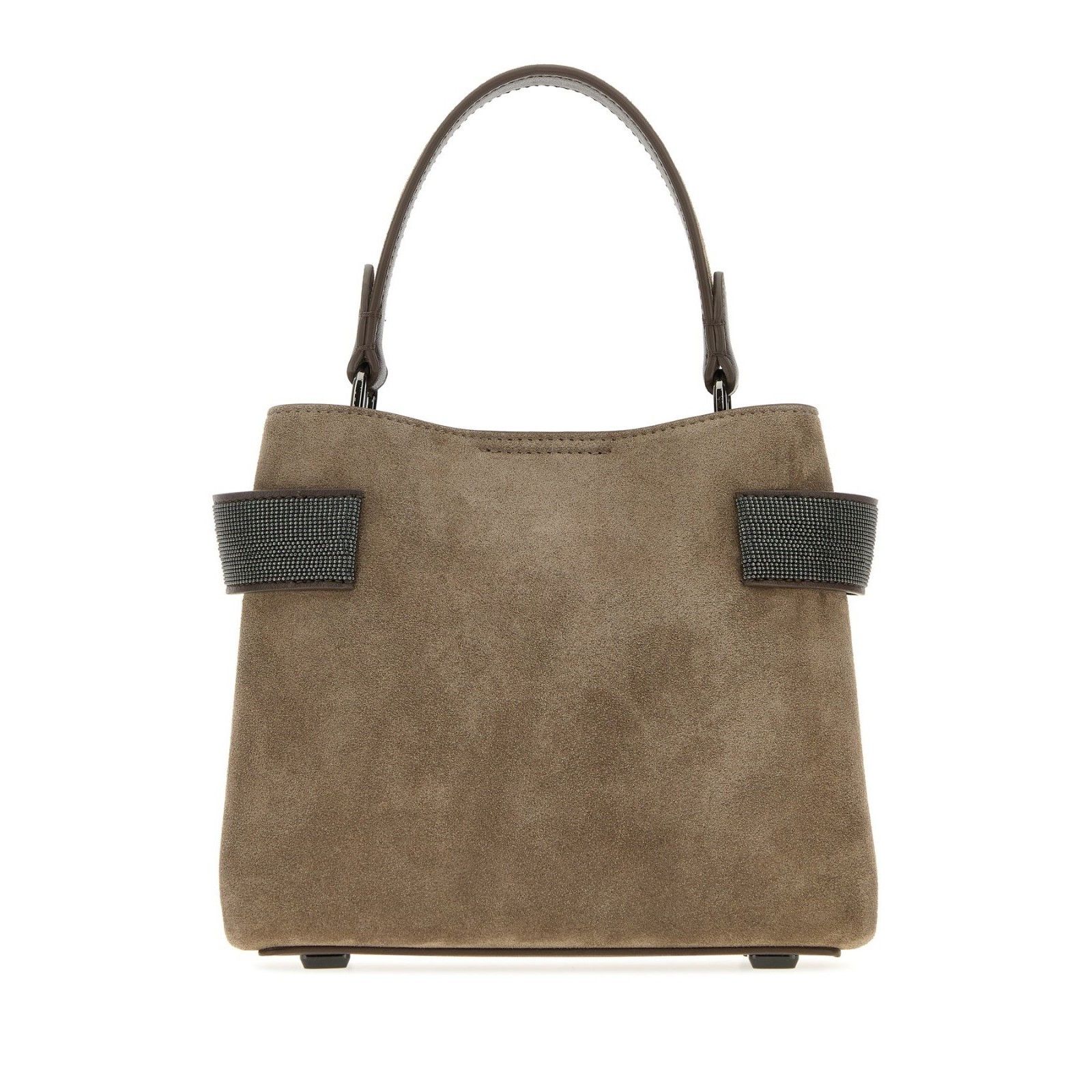 Brunello Cucinelli BRUNELLO CUCINELLI Brown Top Handle Bag New Size ONE SIZE - 3 Thumbnail