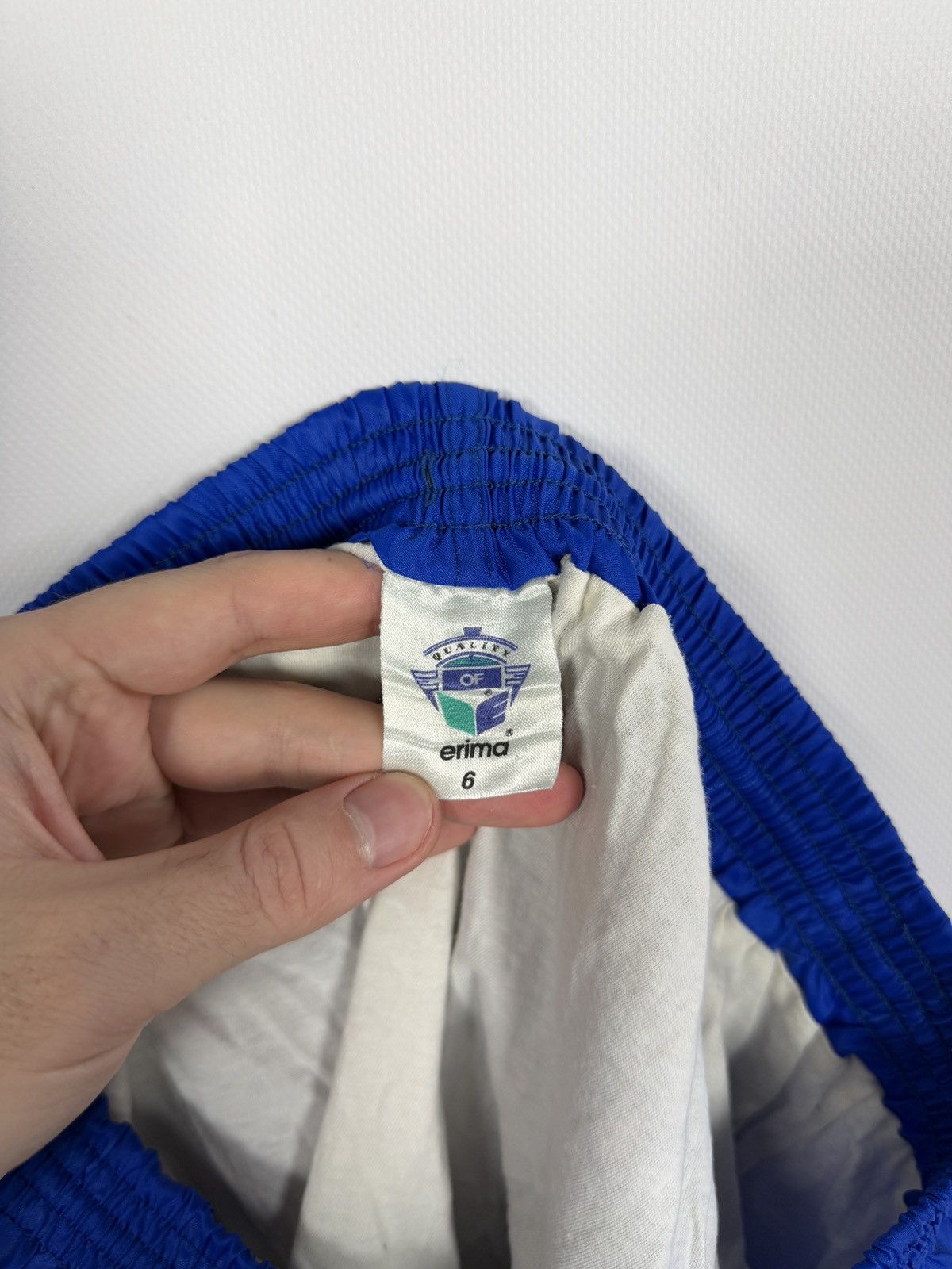 Erima Vintage 90s Erima Nylon Running Athletic Shorts Blue Size 6 Size US 38 / EU 54 - 7 Thumbnail