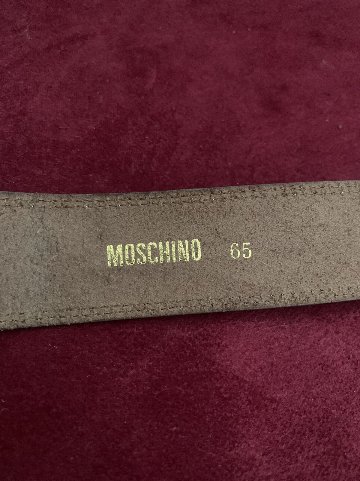 Moschino Moschino leather belt Size ONE SIZE - 3 Thumbnail