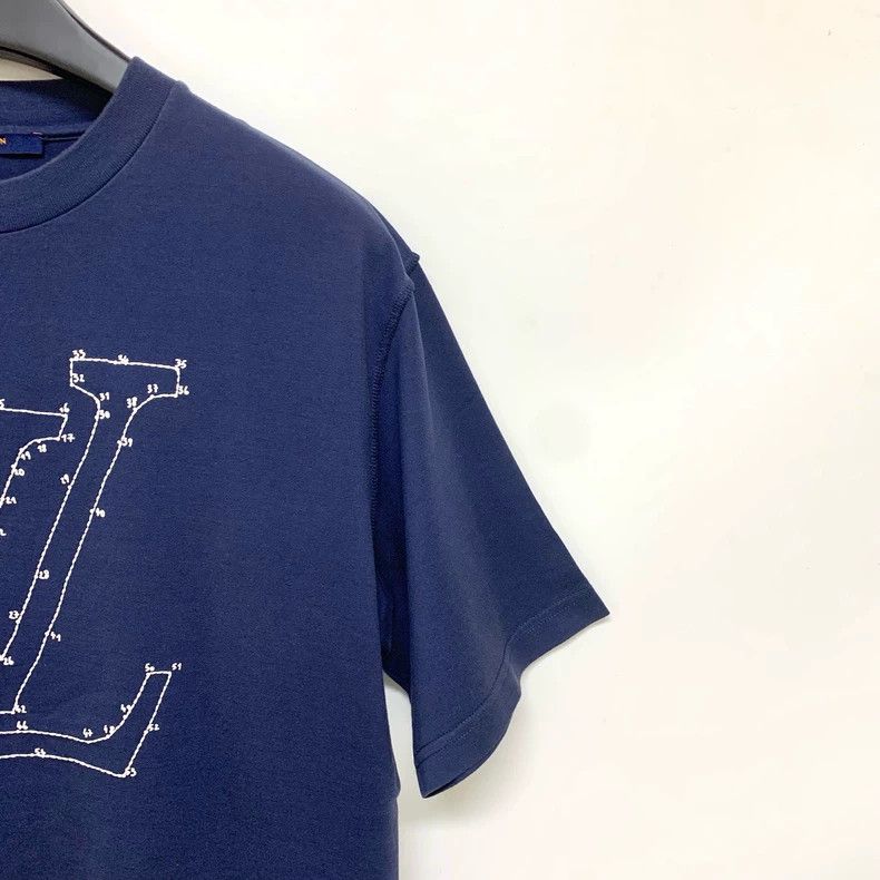 Louis Vuitton Louis Vuitton Blue Lianliankan Short Sleeve Size US XL / EU 56 / 4 - 6 Thumbnail