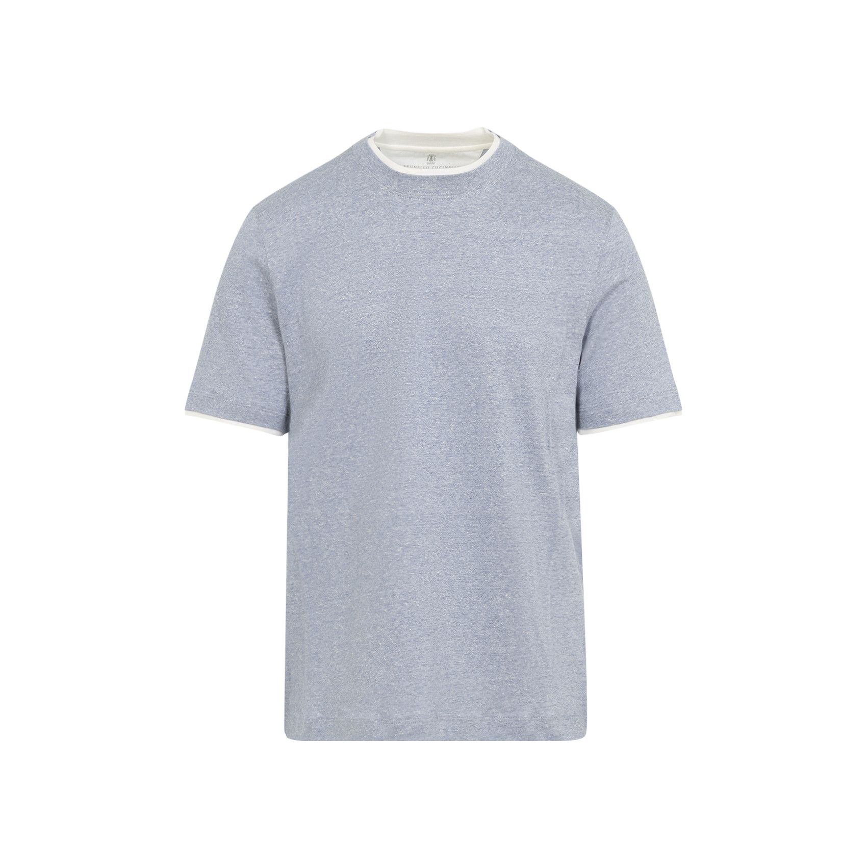 Brunello Cucinelli Brunello Cucinelli Bicolor T-shirt Size US XL / EU 56 / 4 - 1 Thumbnail