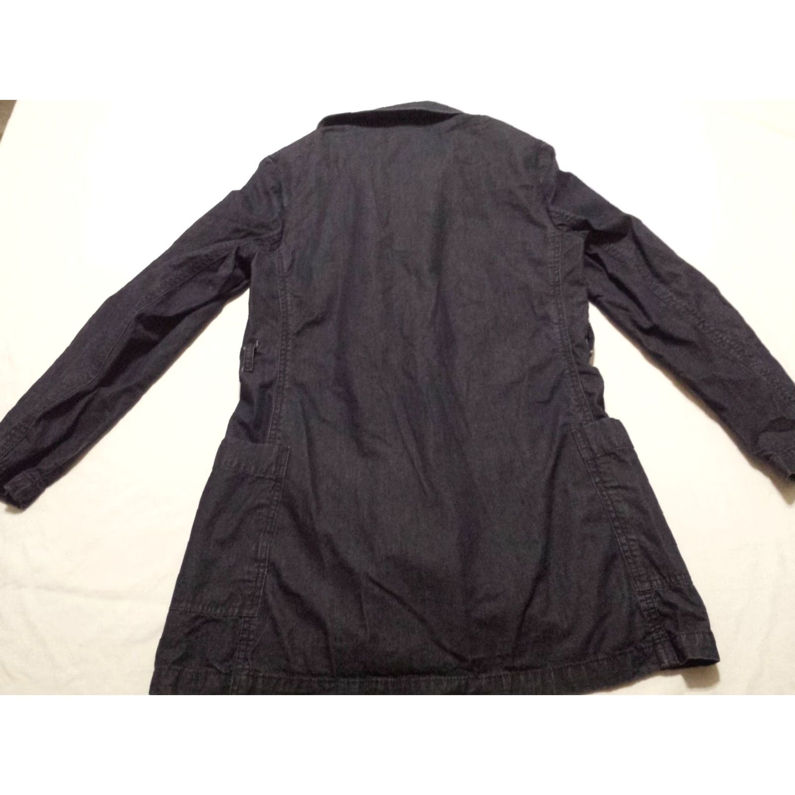 Talbots Talbots Coat Trench Womens sz 6 Blue 100% Cotton Double Breasted Long Sleeve Button Size M / US 6-8 / IT 42-44 - 6 Thumbnail