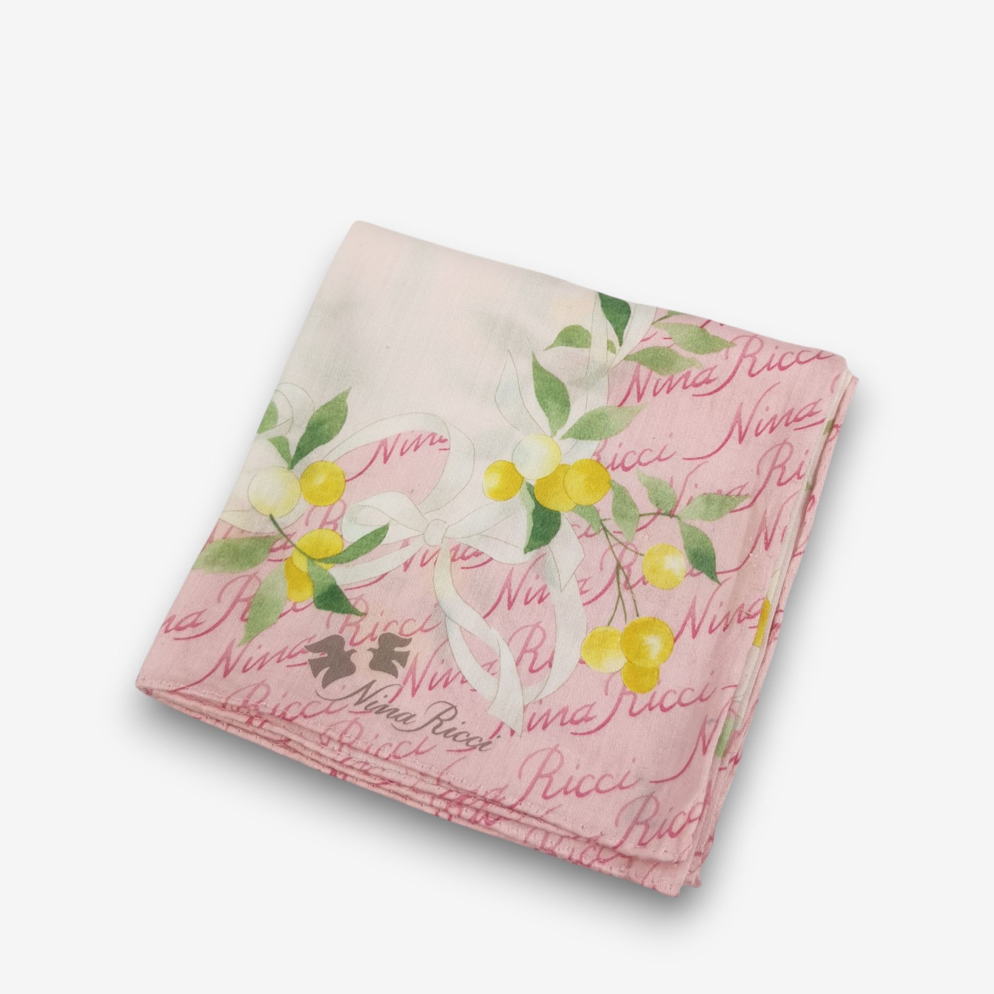 Japanese Brand Vintage Nina Ricci Handkerchief Bandana Neckerchief Size ONE SIZE - 3 Thumbnail
