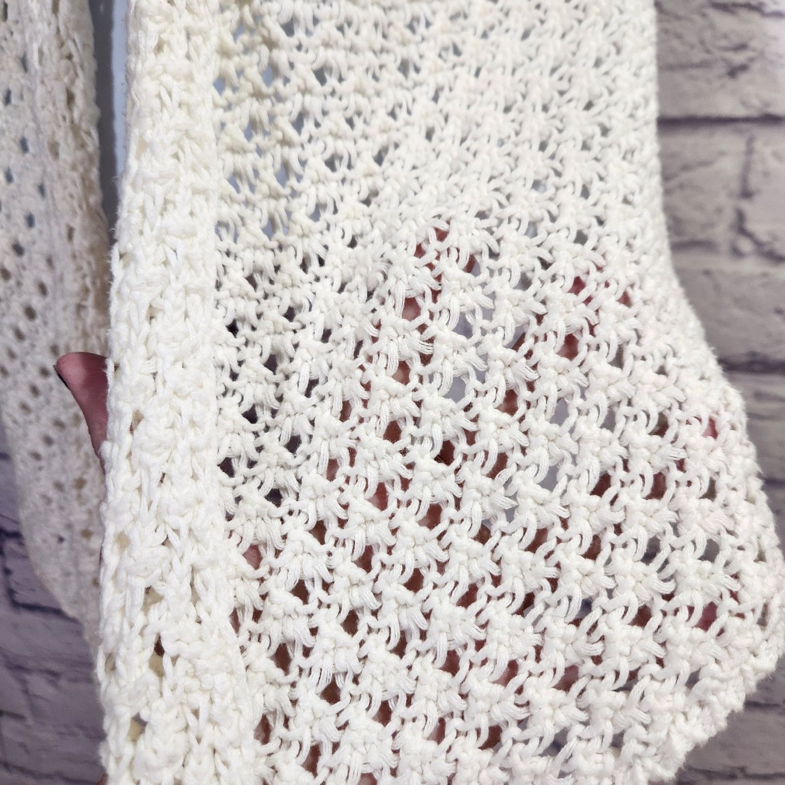 Other Old Navy Cream Short Dolman Sleeves Cardigan Medium Size M / US 6-8 / IT 42-44 - 2 Thumbnail